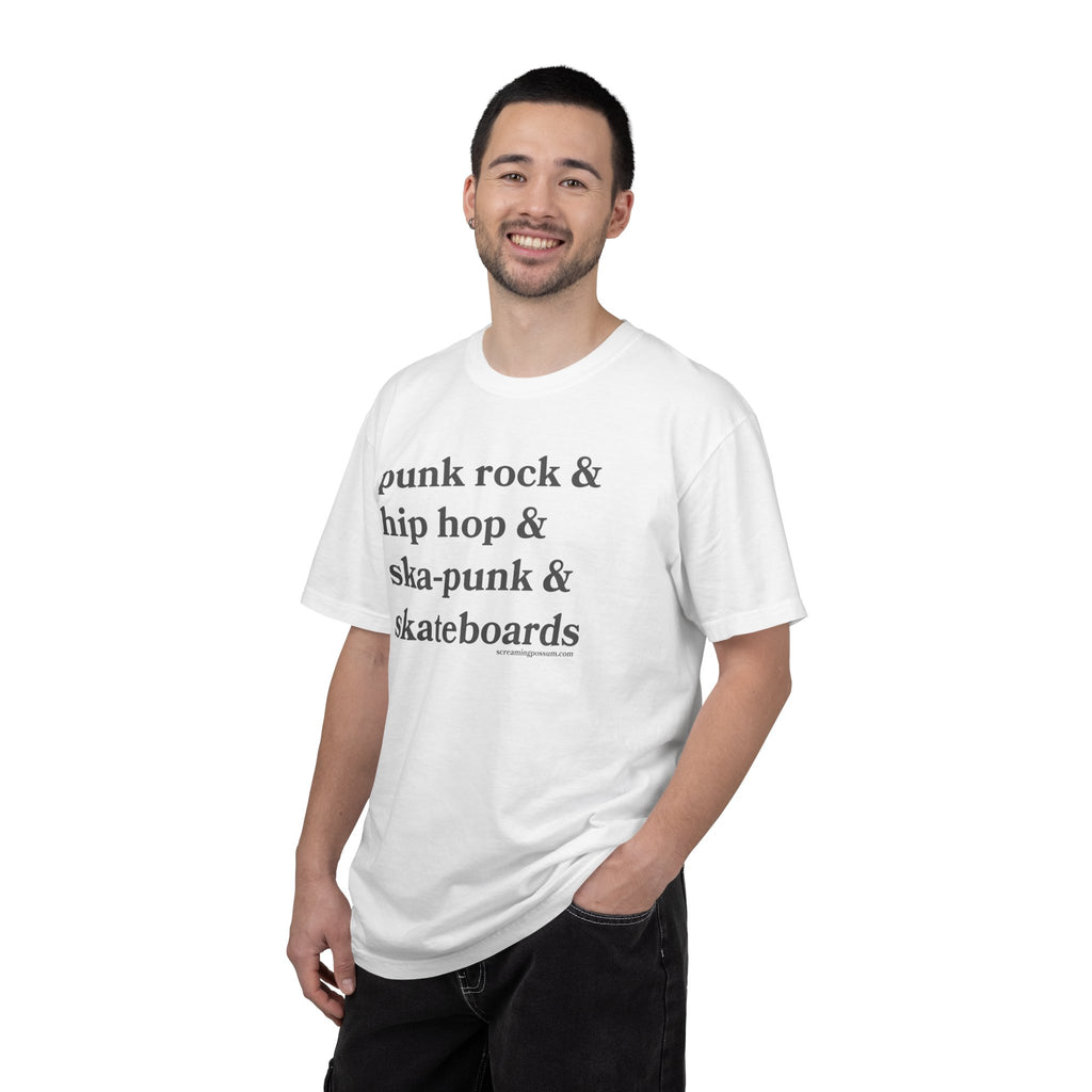 Punk Rock & Hip Hop & Ska-Punk & Skateboards T-Shirt