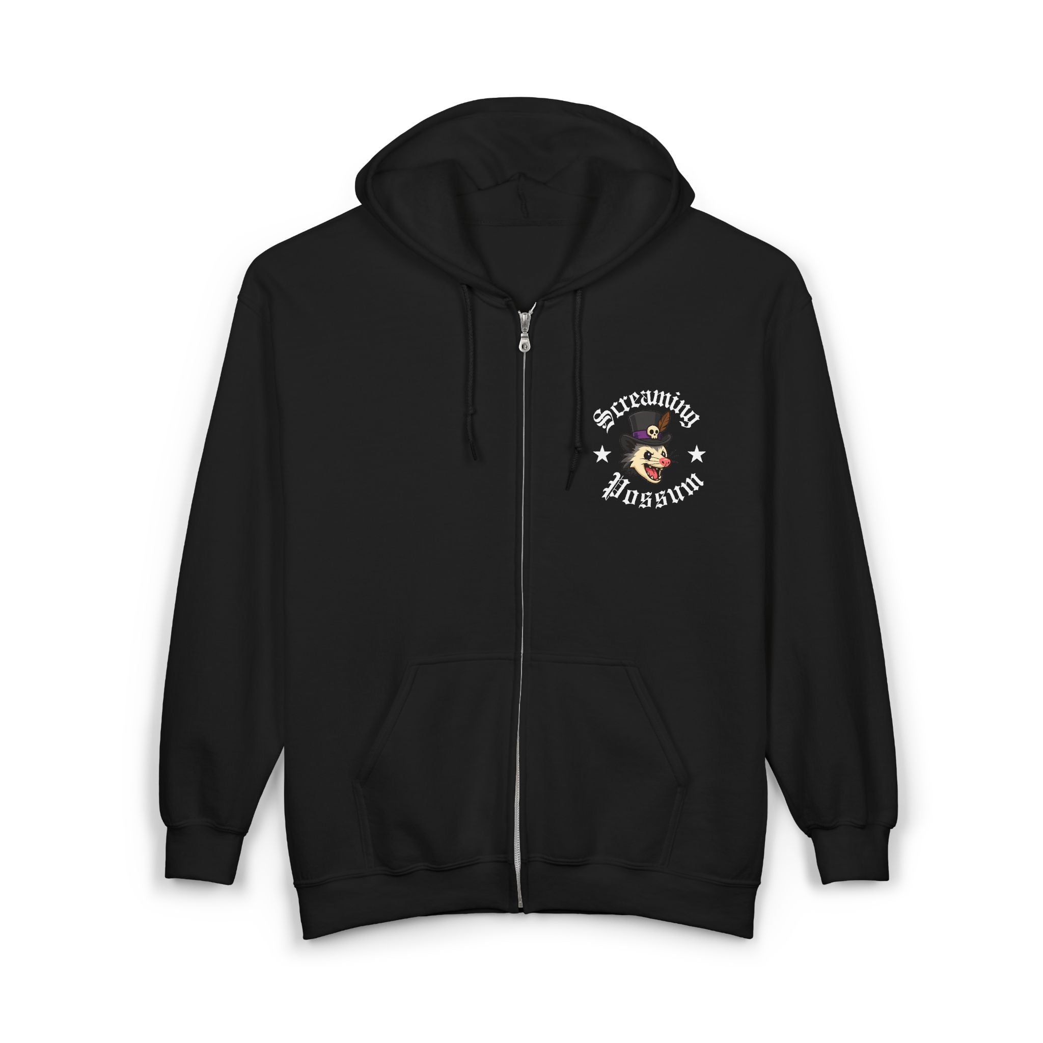 Screaming Possum DEI Ride or Die Full Zip Hooded Sweatshirt