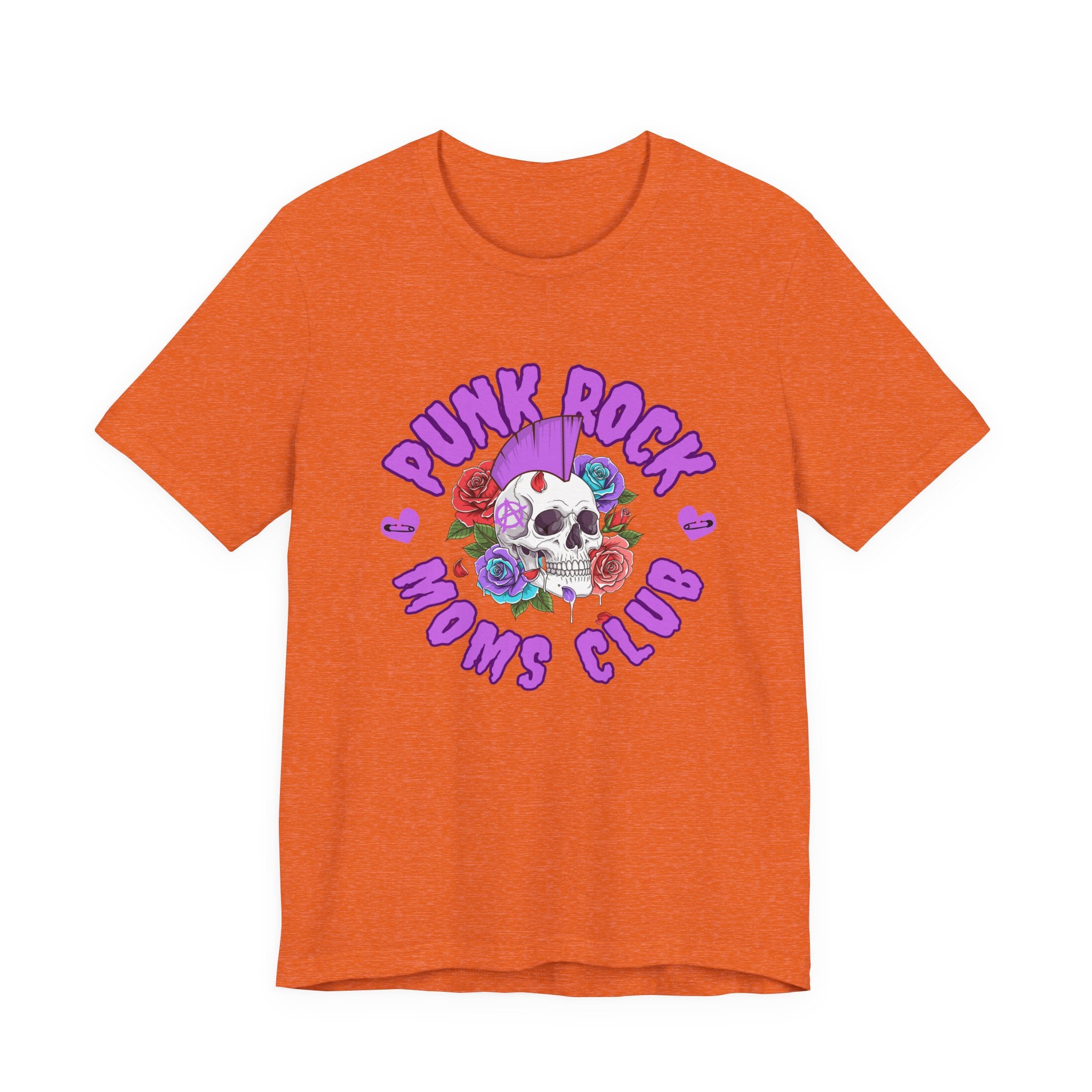 Punk Rock Moms Club — Skull & Roses Bella + Canvas T-Shirt