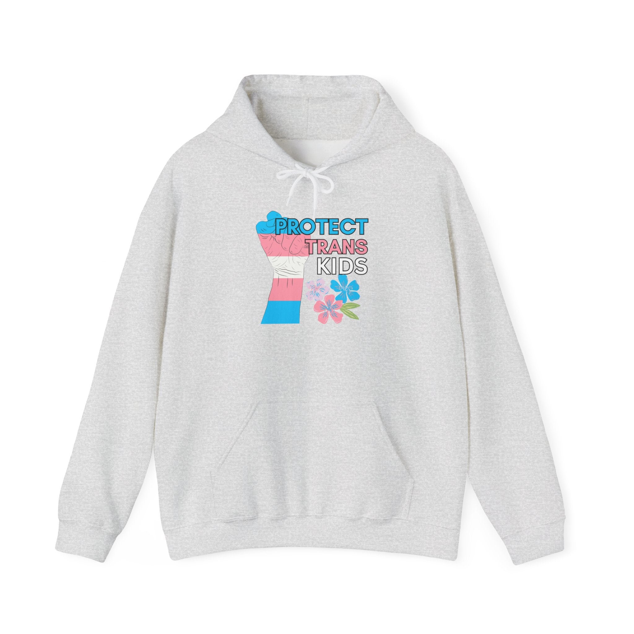 Protect Trans Kids Hoodie on Gildan Hooded Sweatshirt
