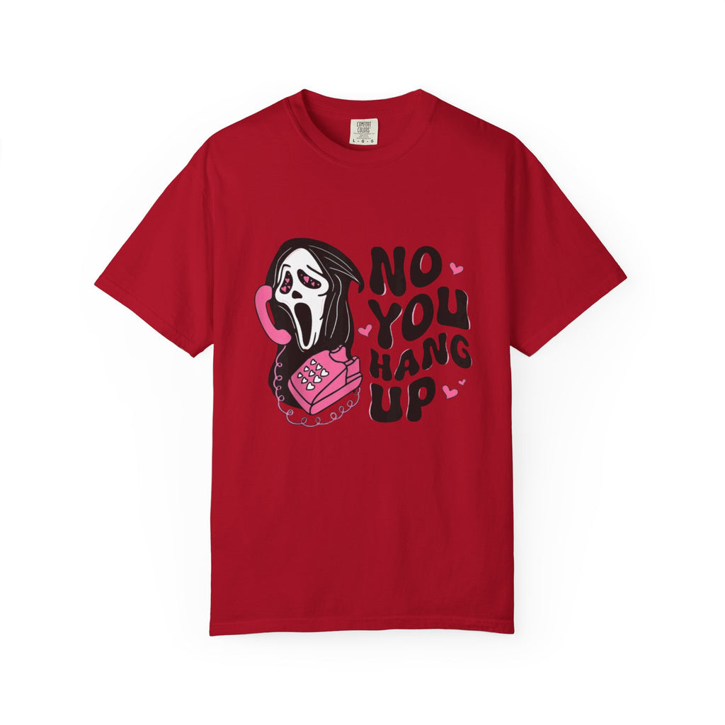Ghostface Funny Halloween T-shirt, No you hang up Unisex Tee, Halloween Costume Shirt, Halloween Party Top, Spooky Tee Shirt
