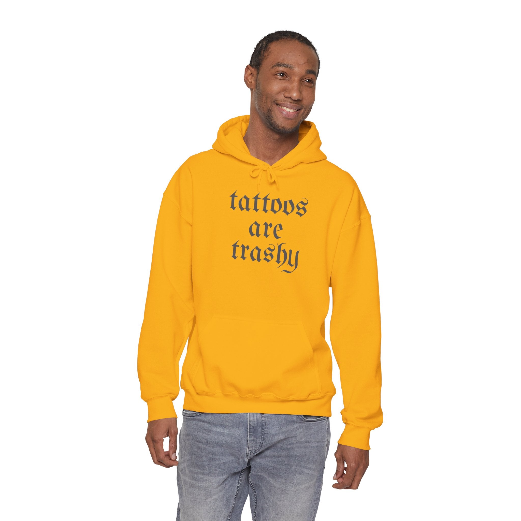Tattoos Are Trashy Pullover Gildan Hoodie