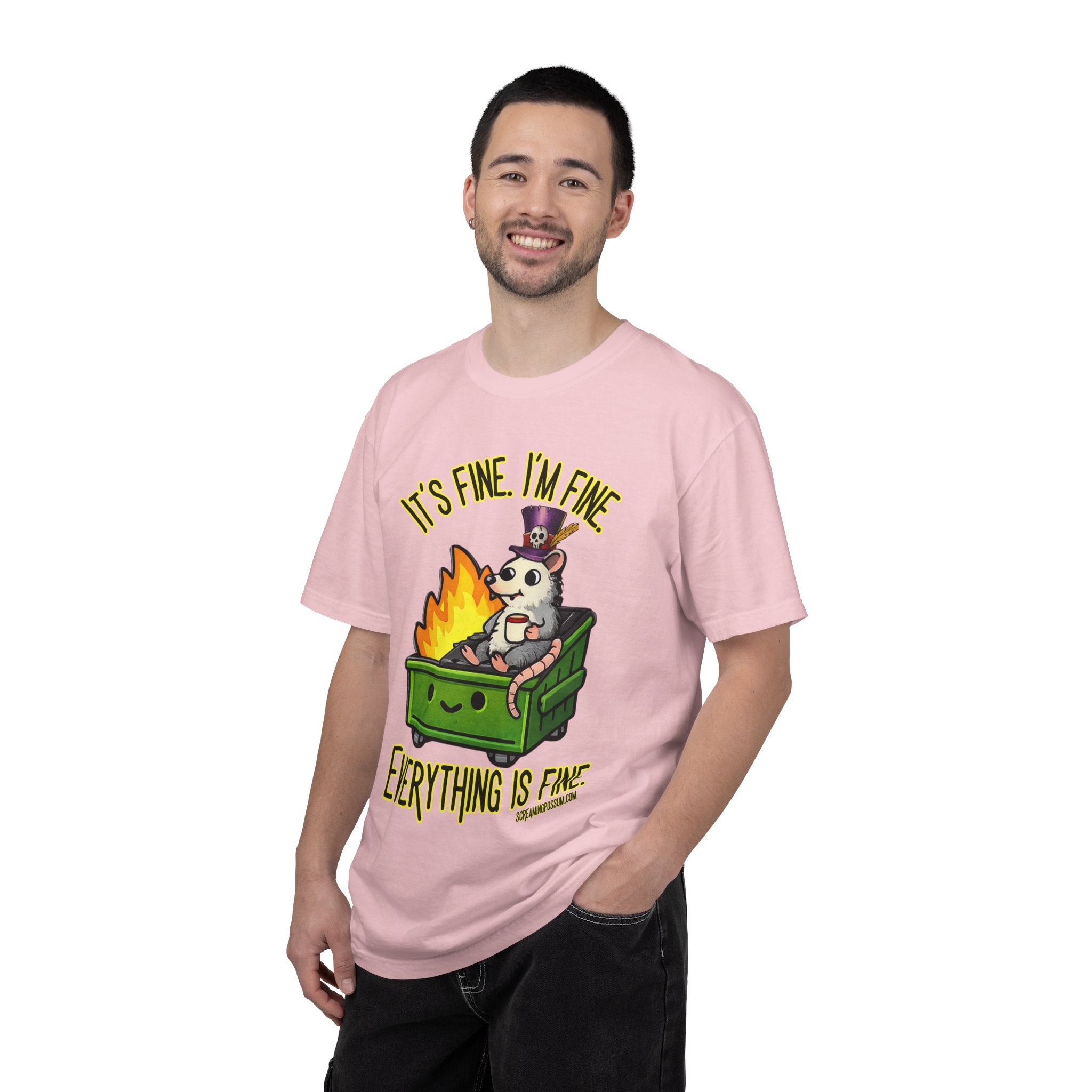 It’s Fine Dumpster Fire Comfort Colors T-Shirt