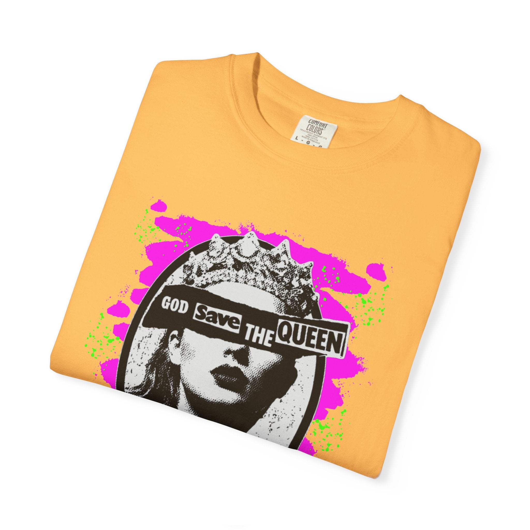 God Save the Queen Classic Punk x Swifty Mashup Comfort Colors T-shirt