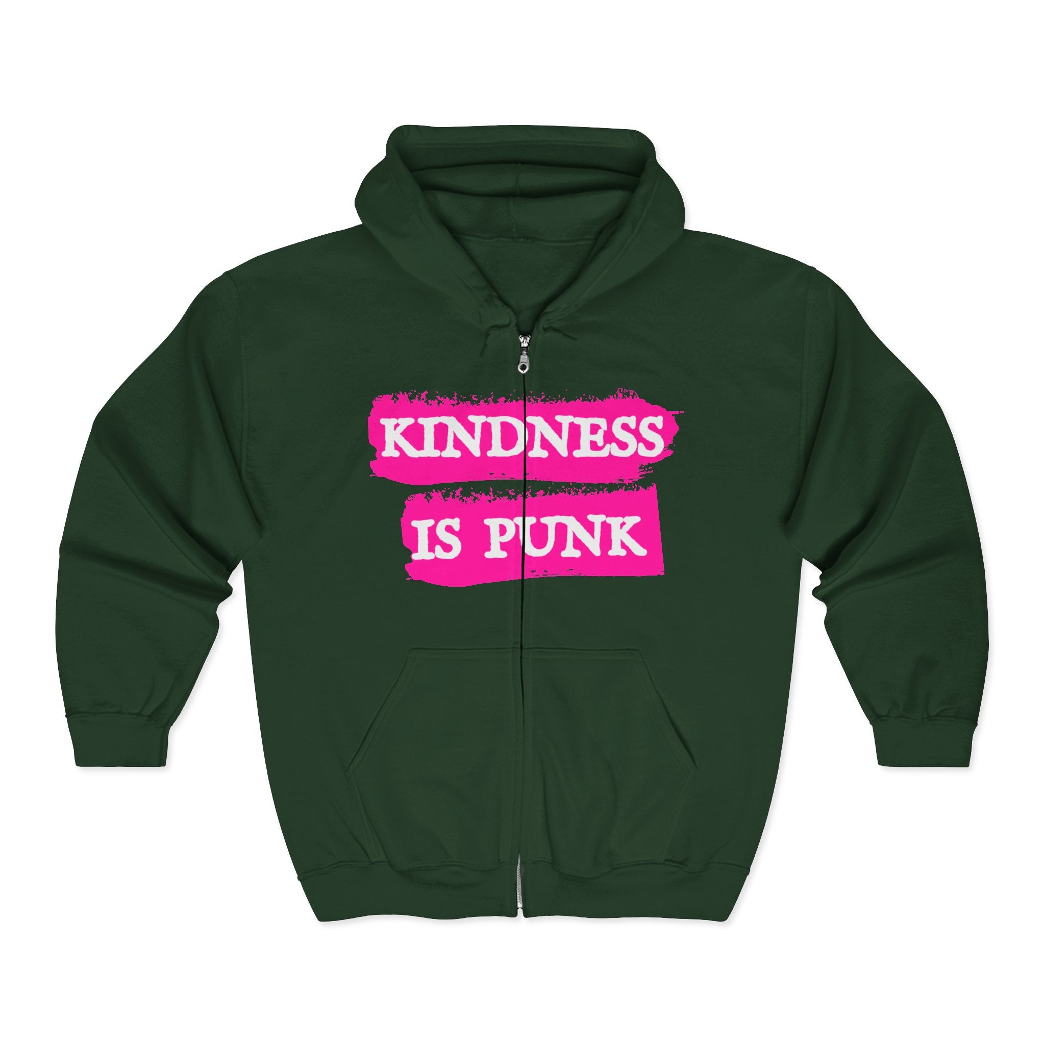 Mr. Roger's "Kindness is Punk" Full Zip Hoodie