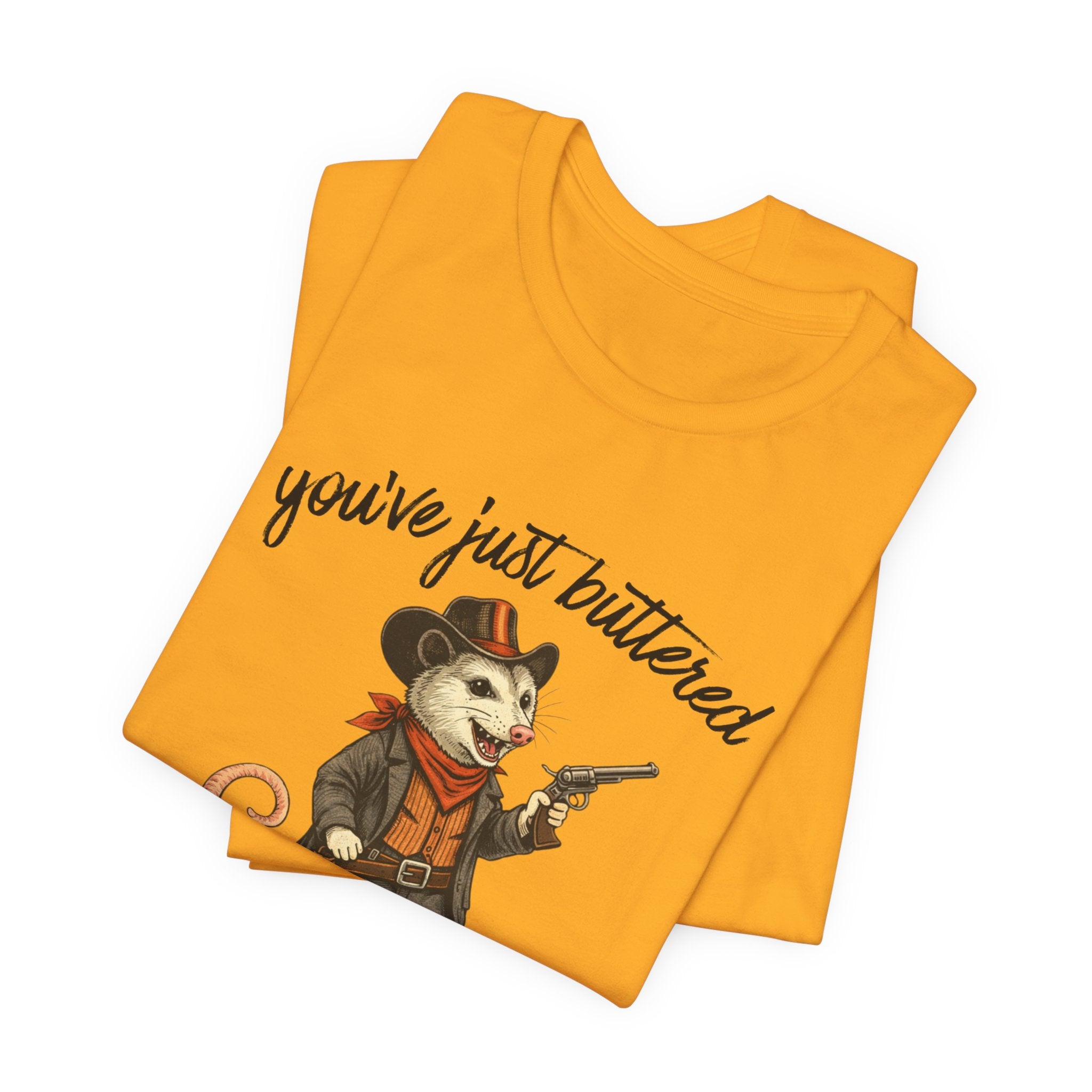 You've Just Buttered Your Last Biscuit T‑Shirt — Cowboy Possum Graphic Tee