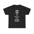 It's Michael Myers Halloween Tee, Keep Calm Horror Movie T-Shirt, Scary Film Fan Apparel, Halloween Costume, Unisex Cotton Shirt, Gift for