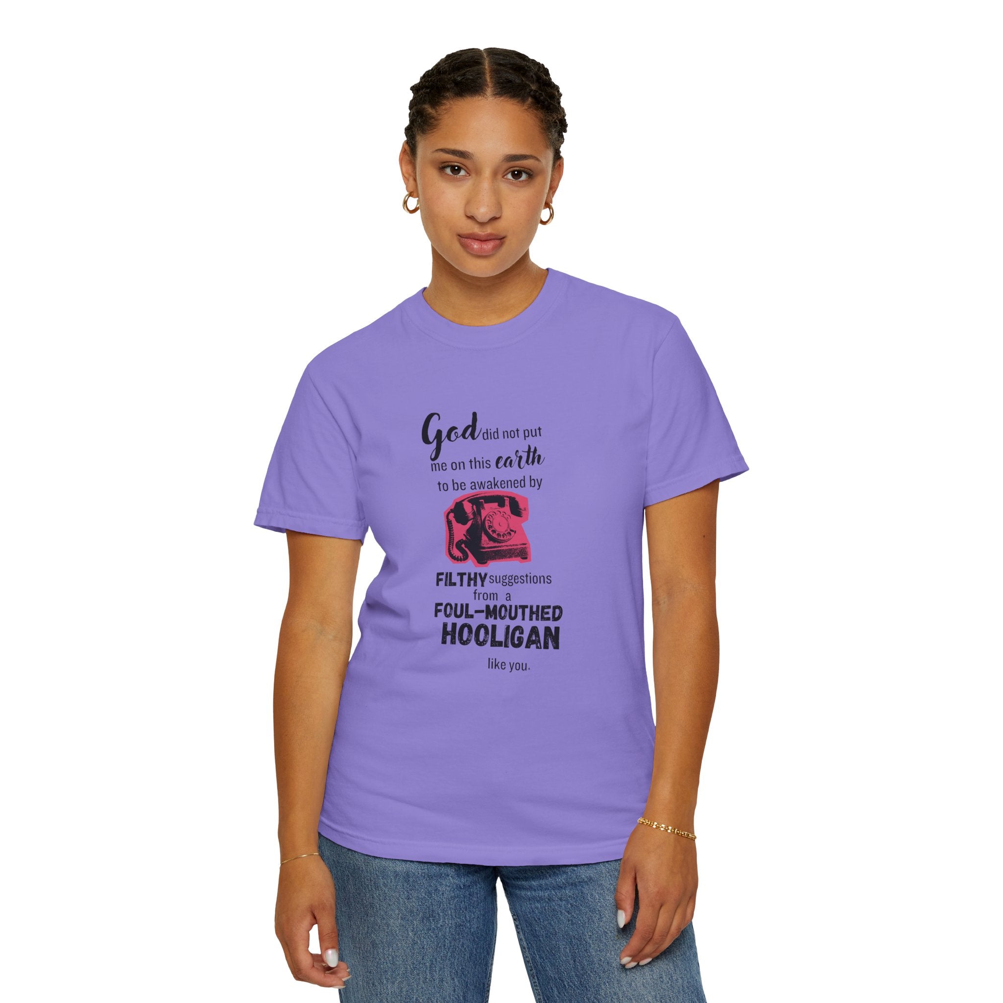 Sixteen Candles "God did not put me on this earth..." 80s Movie Quote Tee on Bella + Canvas Shirt