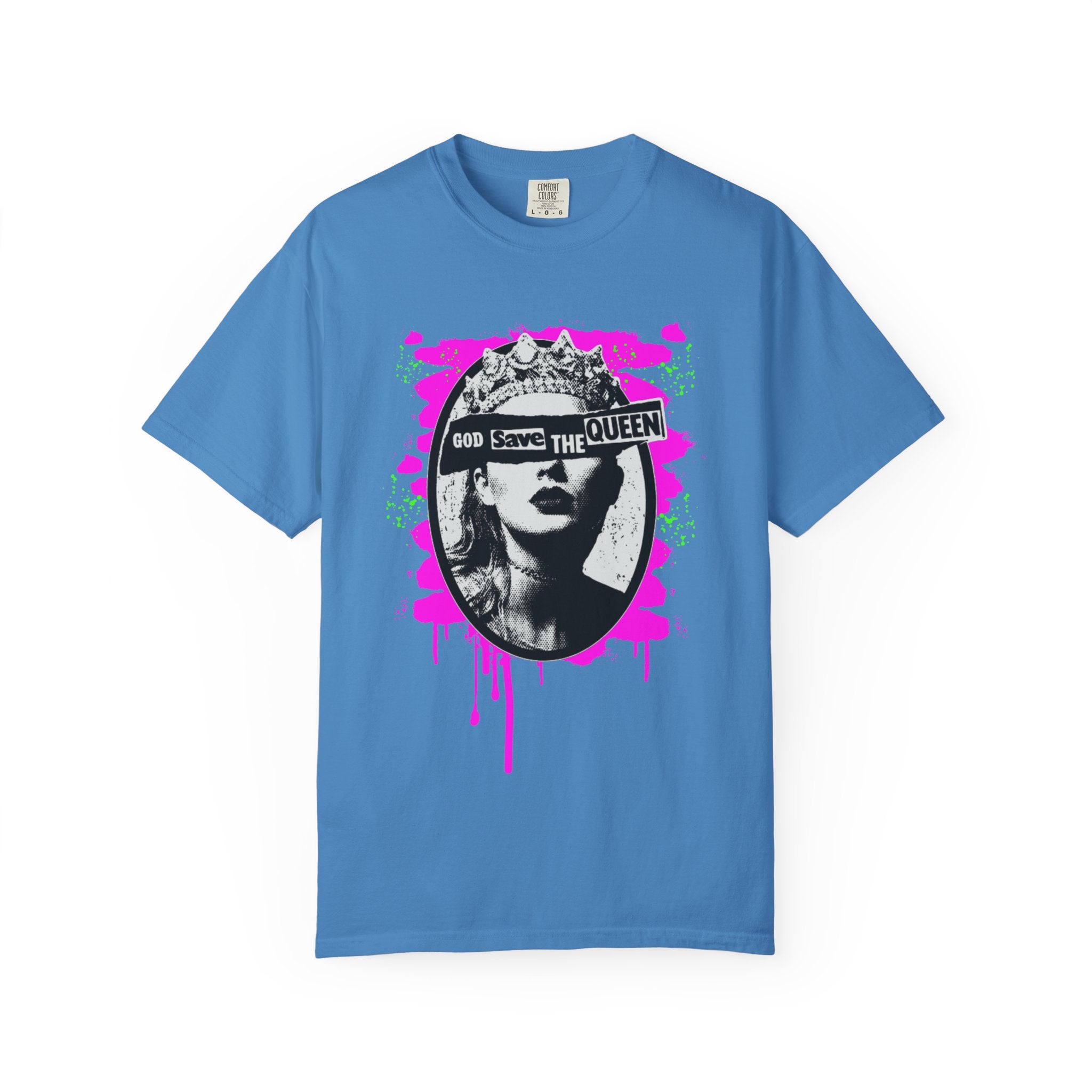 God Save the Queen Classic Punk x Swifty Mashup Comfort Colors T-shirt