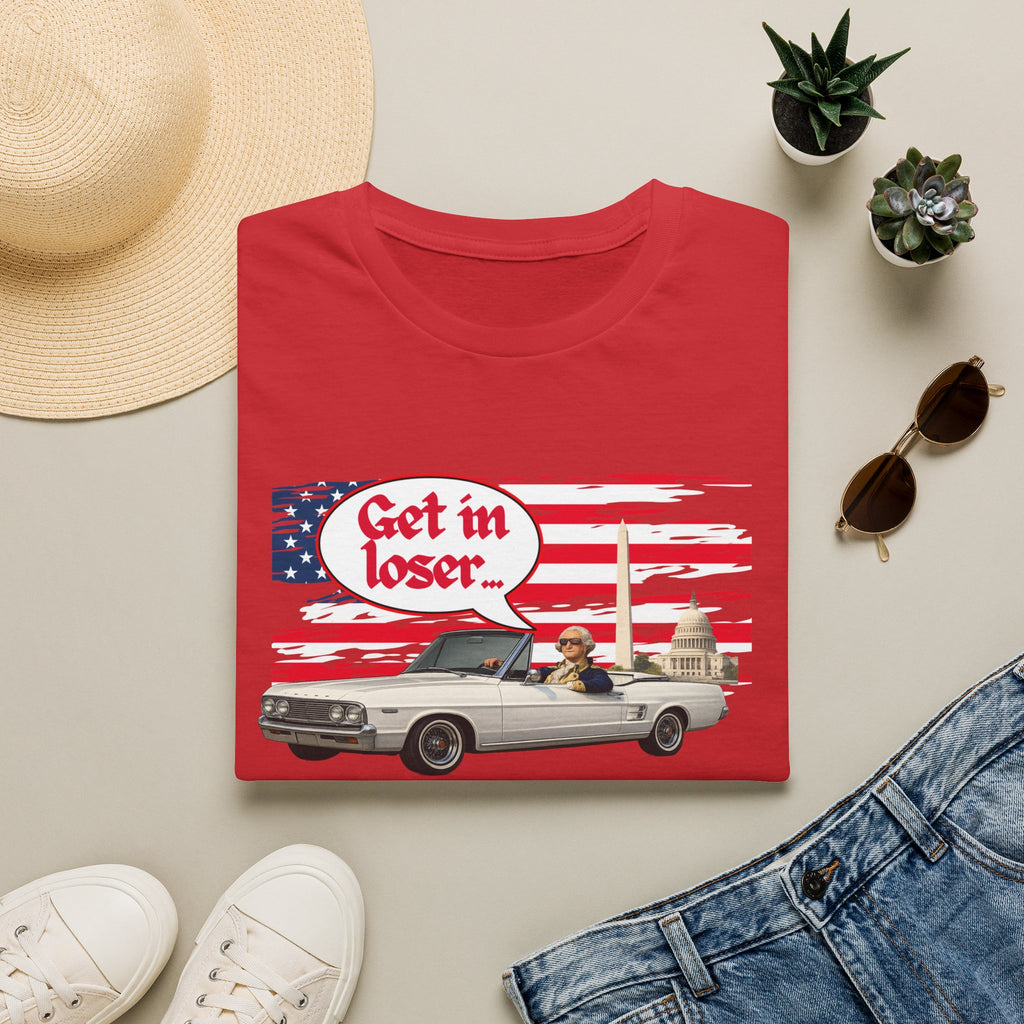 Get In Loser, We're Saving Democracy Unisex Softstyle T-Shirt