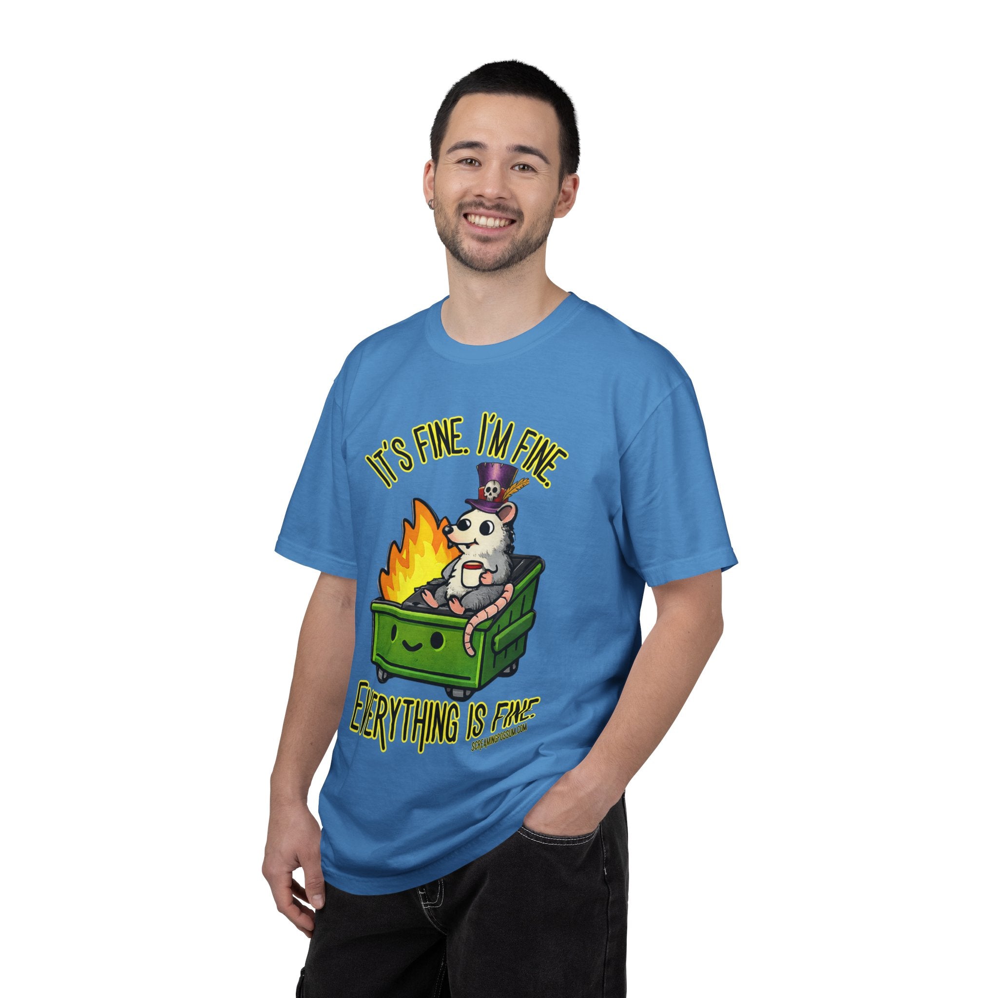 It’s Fine Dumpster Fire Comfort Colors T-Shirt
