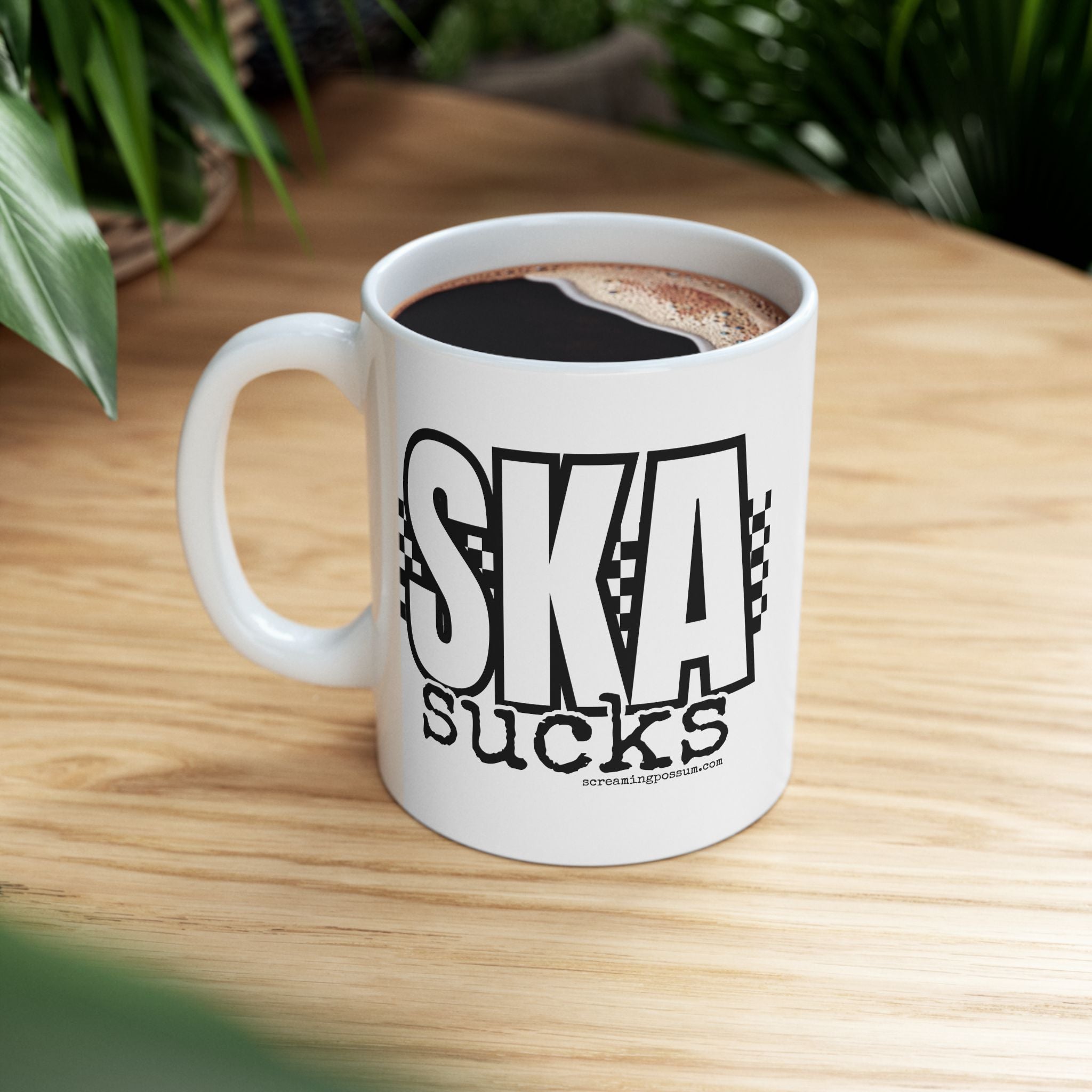 Ska Sucks Ceramic Coffee Mug (11oz/15oz)