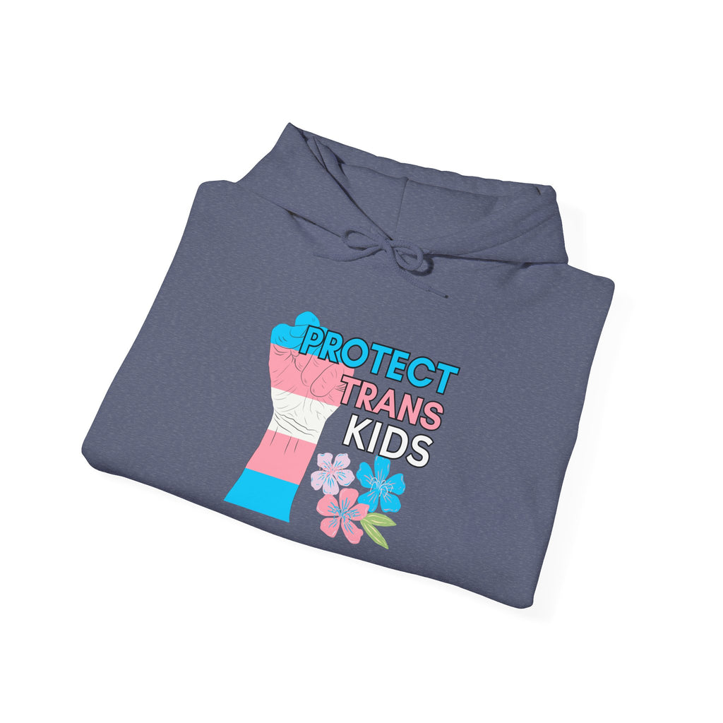 Protect Trans Kids Hoodie on Gildan Hooded Sweatshirt
