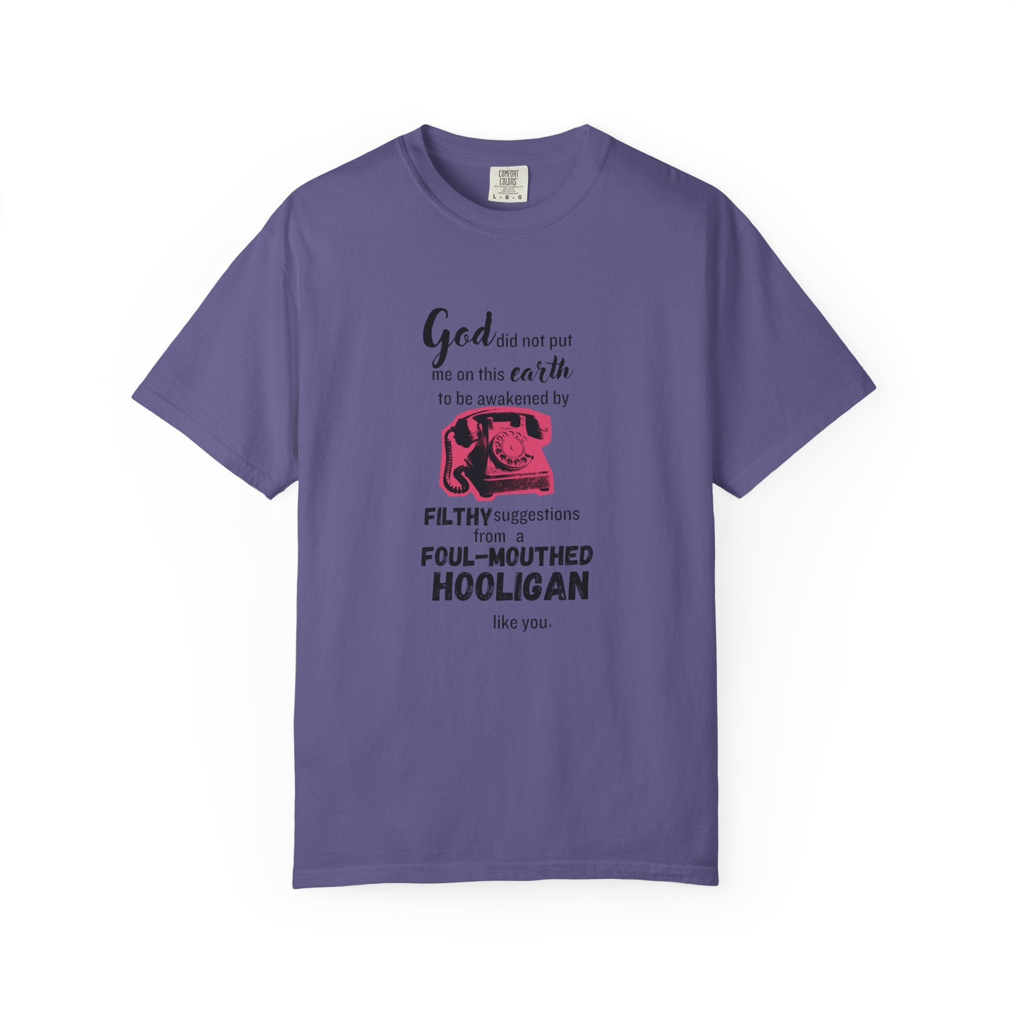 Sixteen Candles "God did not put me on this earth..." 80s Movie Quote Tee on Bella + Canvas Shirt