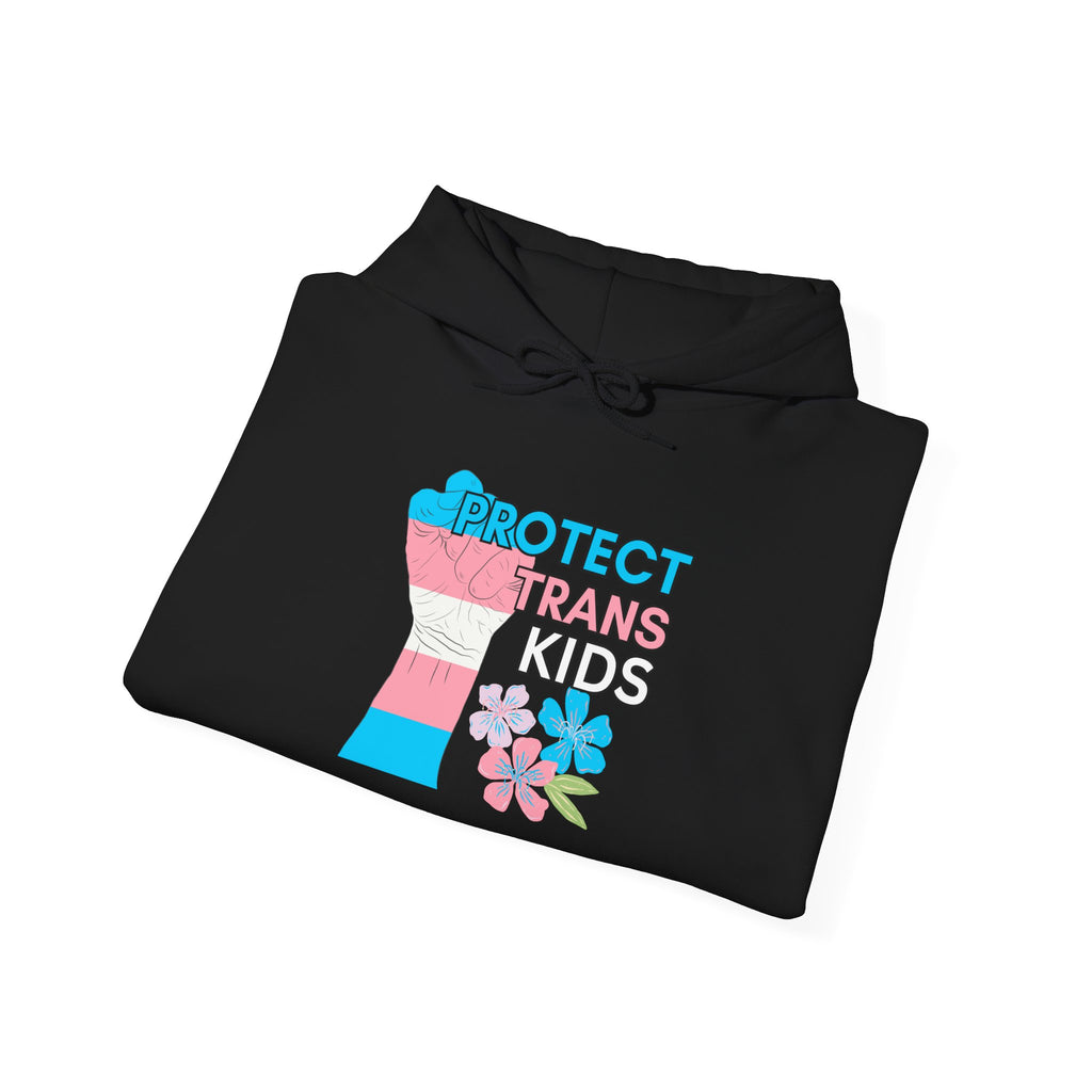 Protect Trans Kids Hoodie on Gildan Hooded Sweatshirt