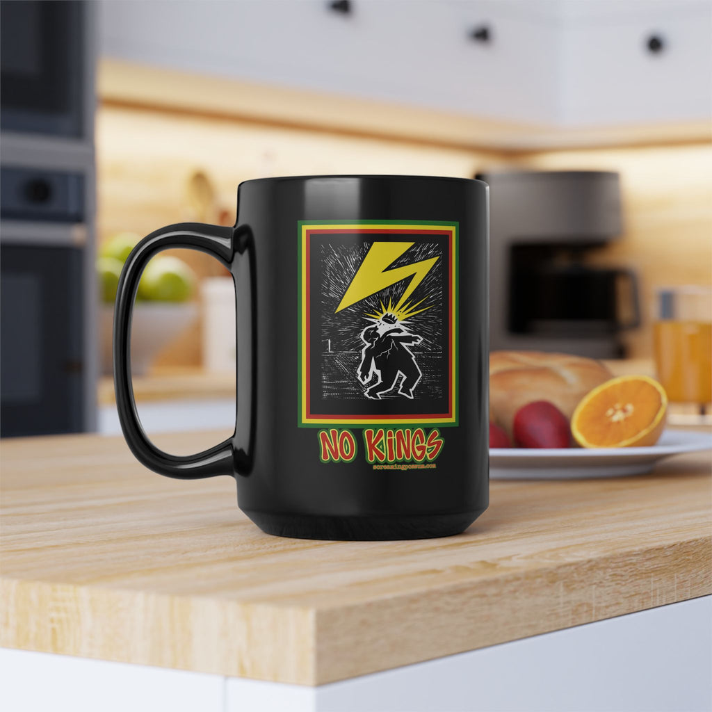 No Kings Bad Brains Homage Black Mug (11oz, 15oz)