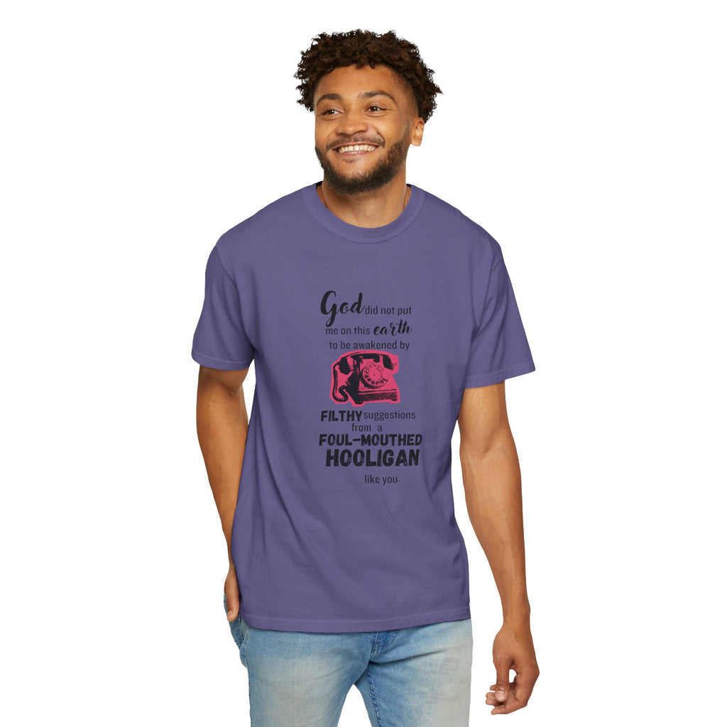 Sixteen Candles "God did not put me on this earth..." 80s Movie Quote Tee on Bella + Canvas Shirt