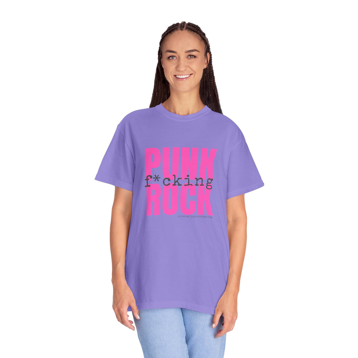 Punk Fucking Rock Comfort Colors Graphic T-Shirt
