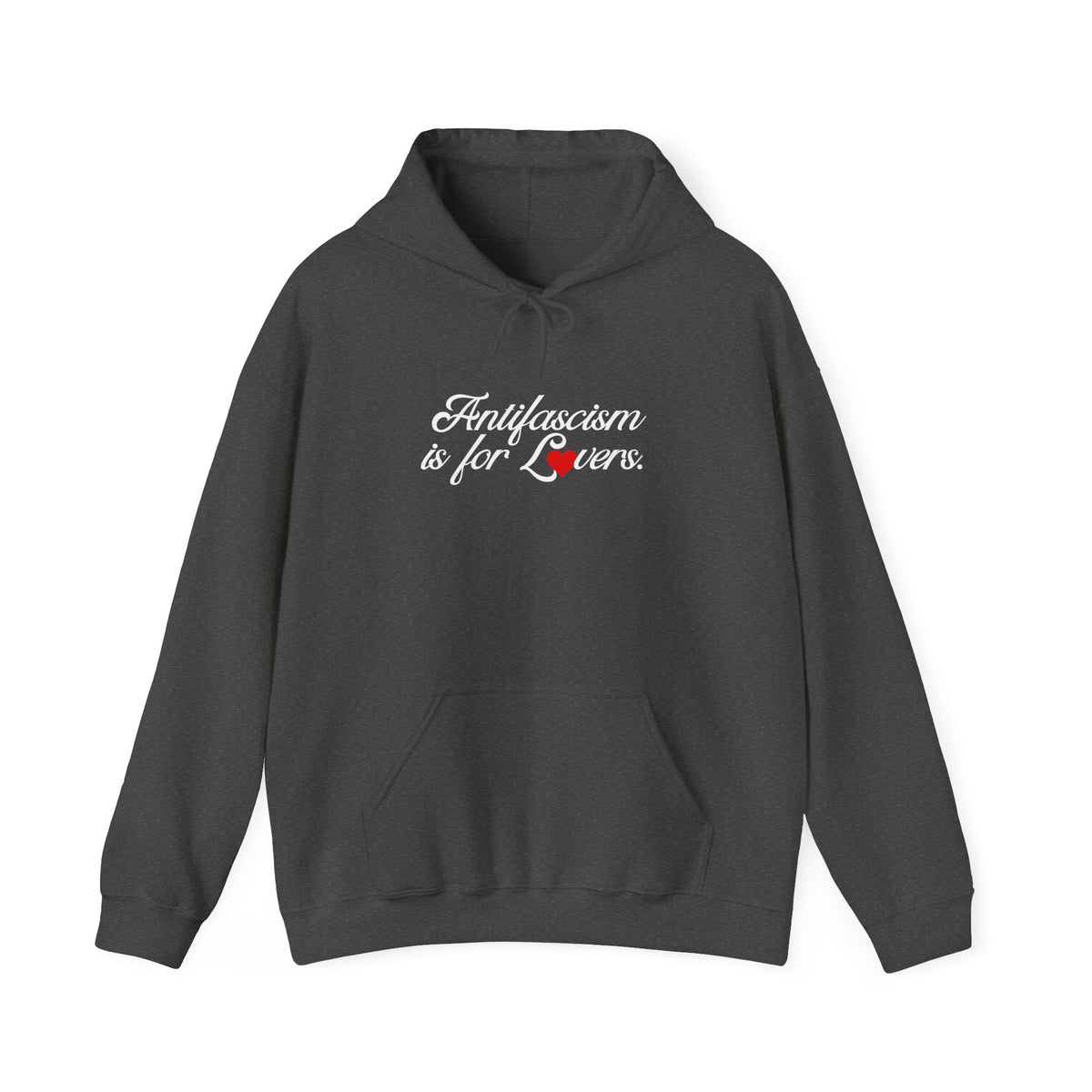 Antifascism is For Lovers Graphic Gildan HoodedSweatshirt