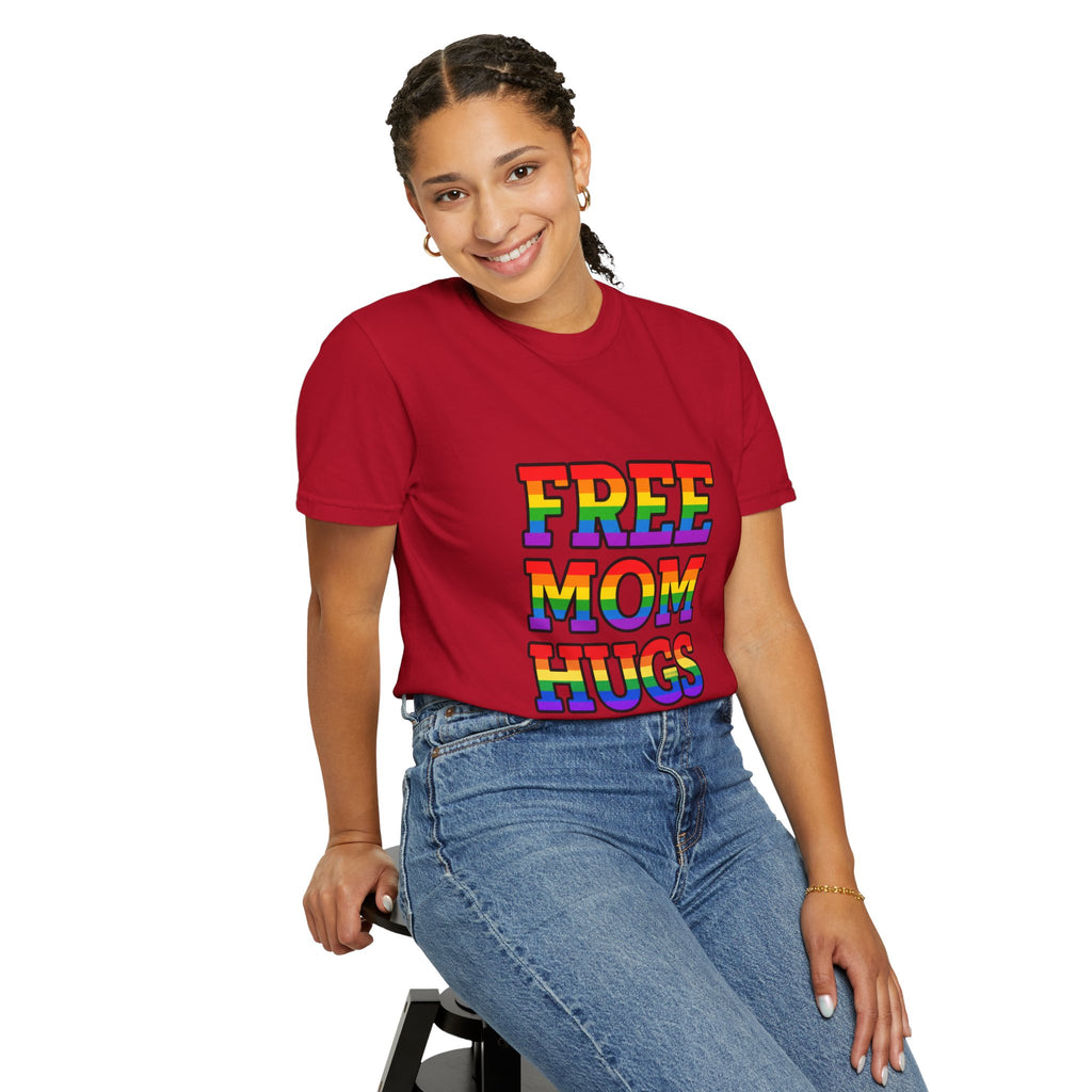 Free Mom Hugs Rainbow Pride Comfort Colors T-Shirt