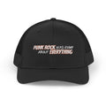 Punk Rock Was Right About Everything Embroidered Snapback Trucker Cap