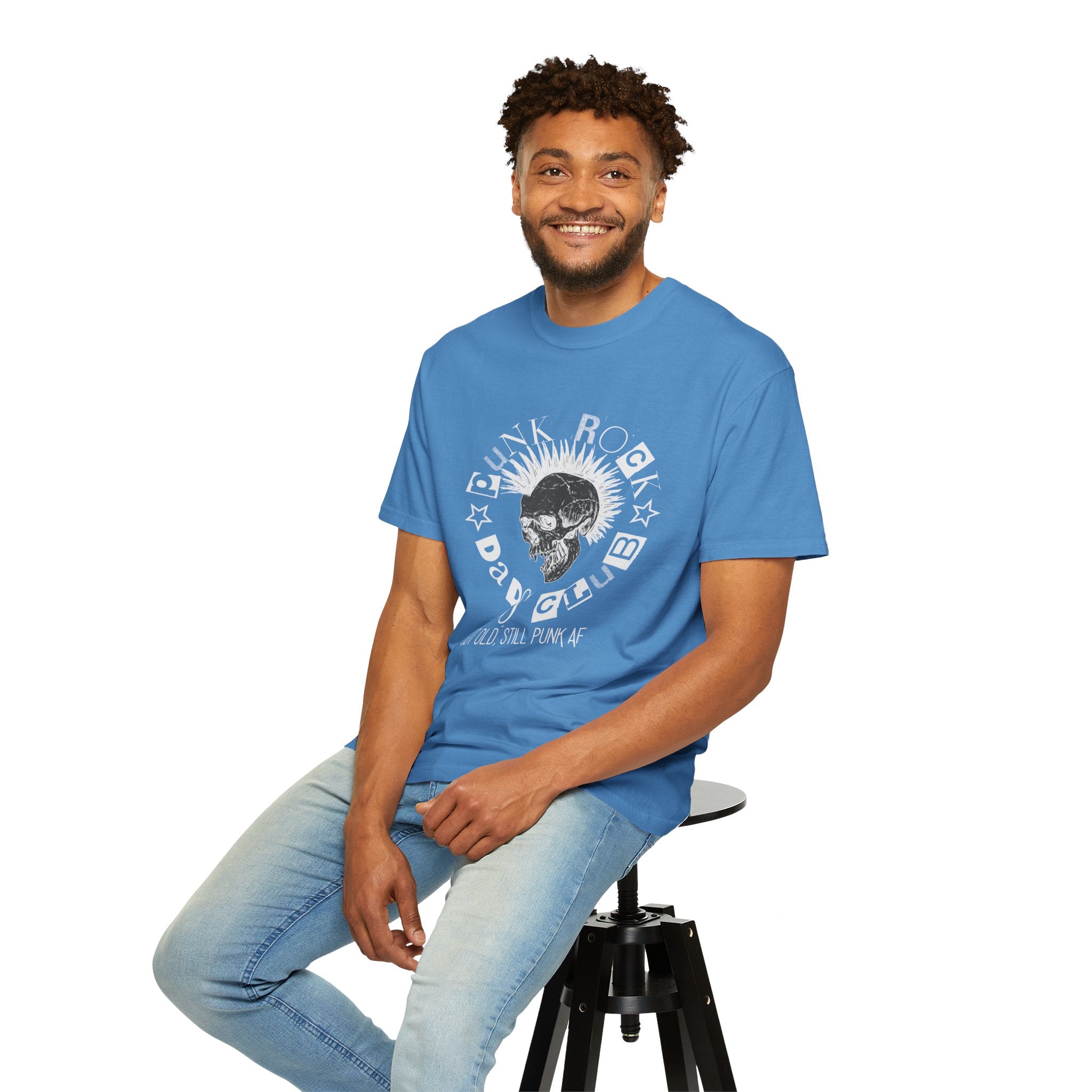 Punk Rock Dads Club T-Shirt — “Got Old Still Punk AF” Comfort Colors T-Shirt