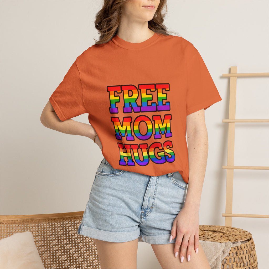 Free Mom Hugs Rainbow Pride Comfort Colors T-Shirt