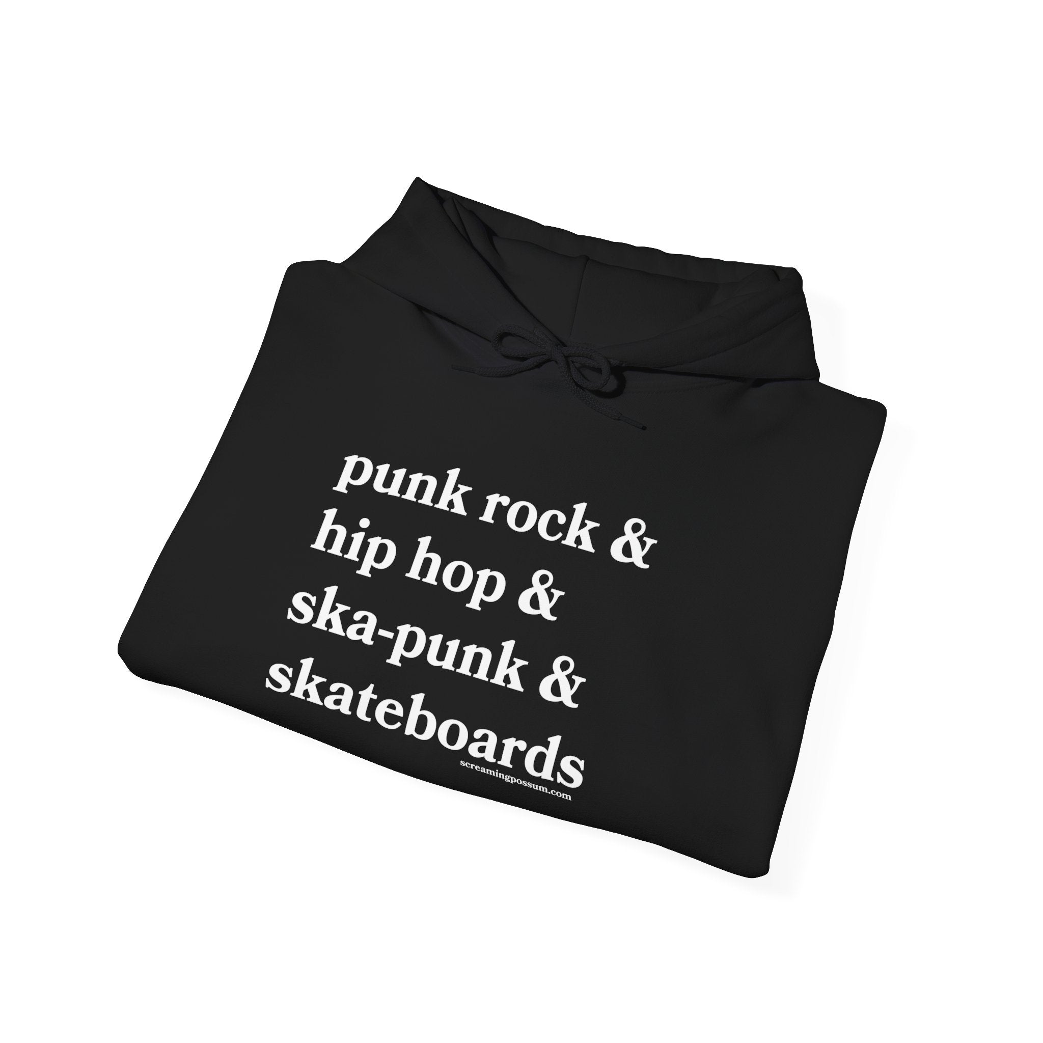 Punk Rock & Hip Hop & Ska-Punk & Skateboards Gildan Pullover Hoodie