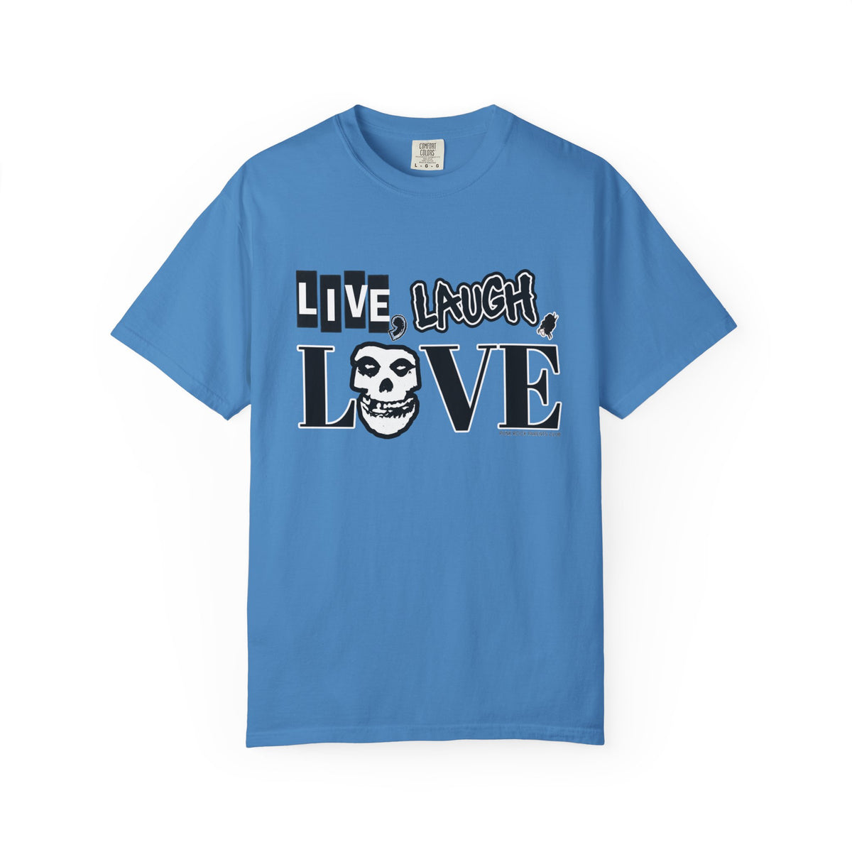 Live, Laugh, Love Punk Rock Parents Club Comfort Colors T-Shirt