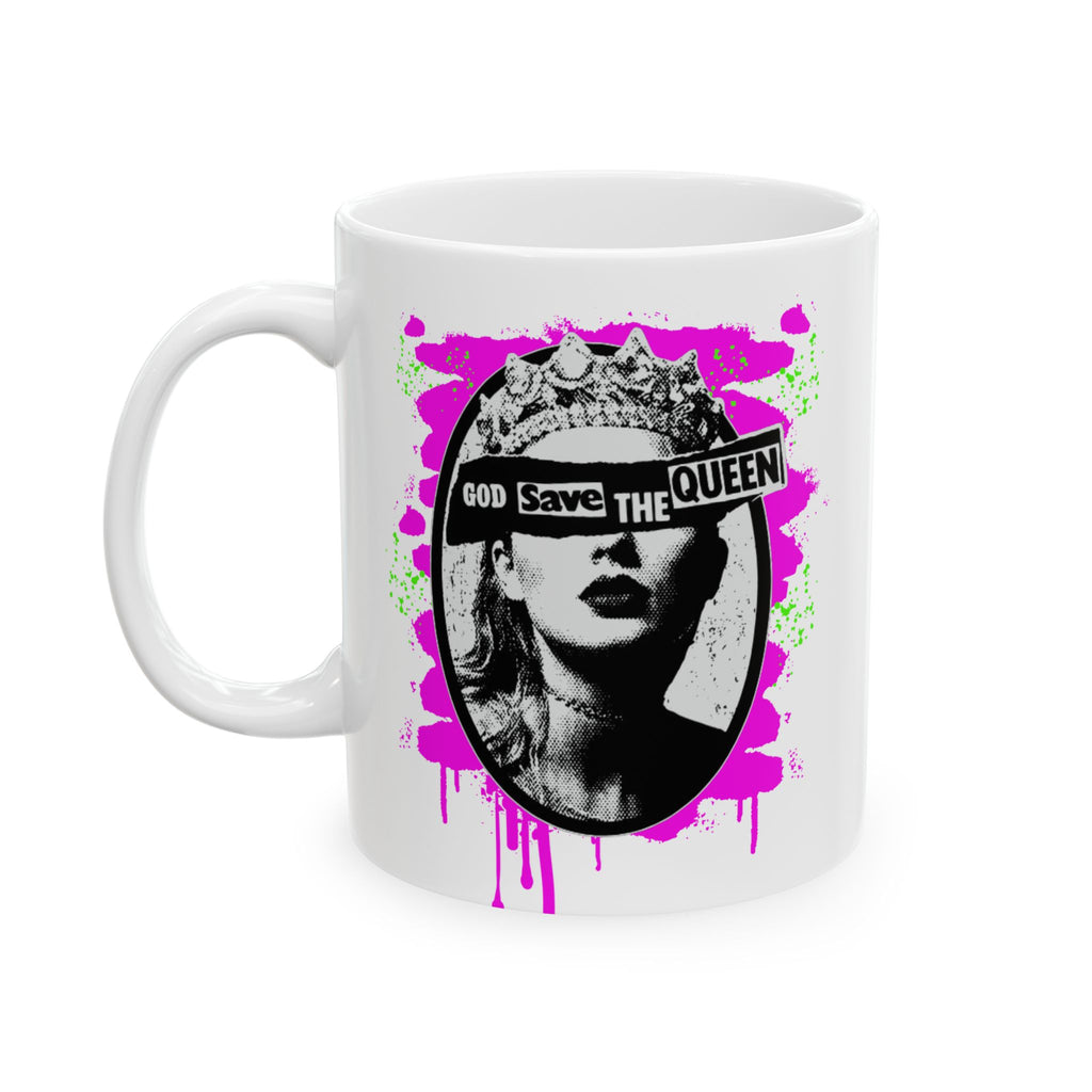 God Save The Queen Classic Punk x Swiftie Mashup Ceramic Mug