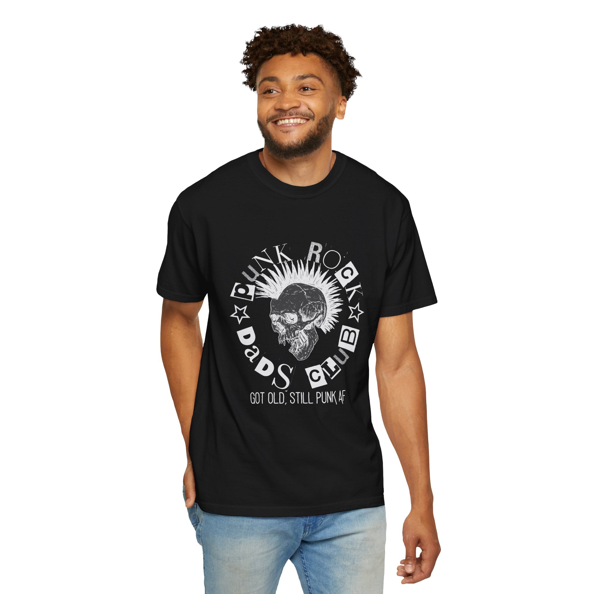 Punk Rock Dads Club T-Shirt — “Got Old Still Punk AF” Comfort Colors T-Shirt