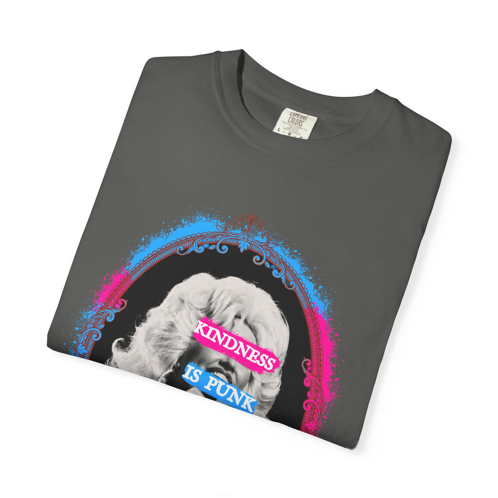 Kindness Is Punk Dolly Comfort Colors T-ShirtT-Shirt — Retro Punk Graphic Tee