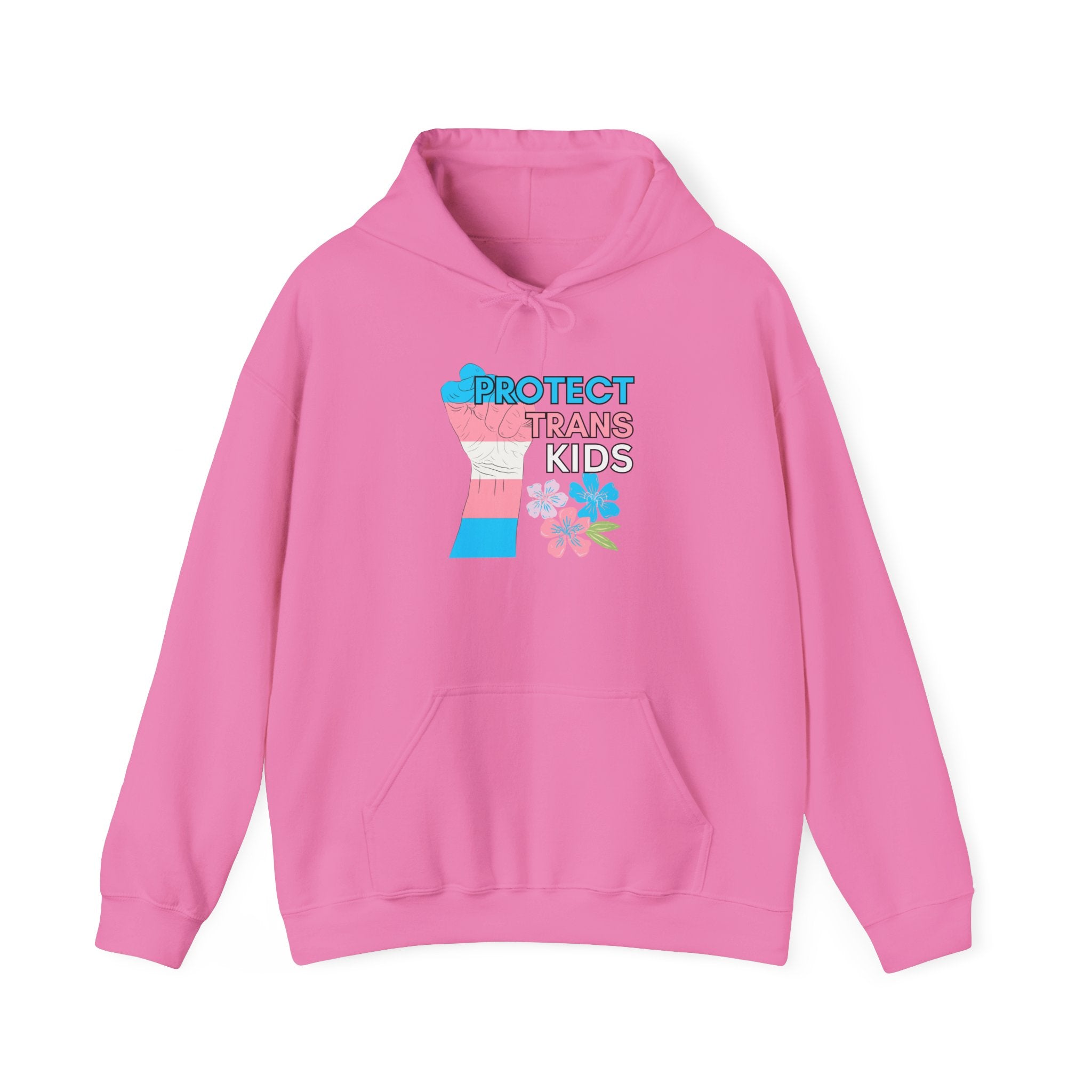 Protect Trans Kids Hoodie on Gildan Hooded Sweatshirt