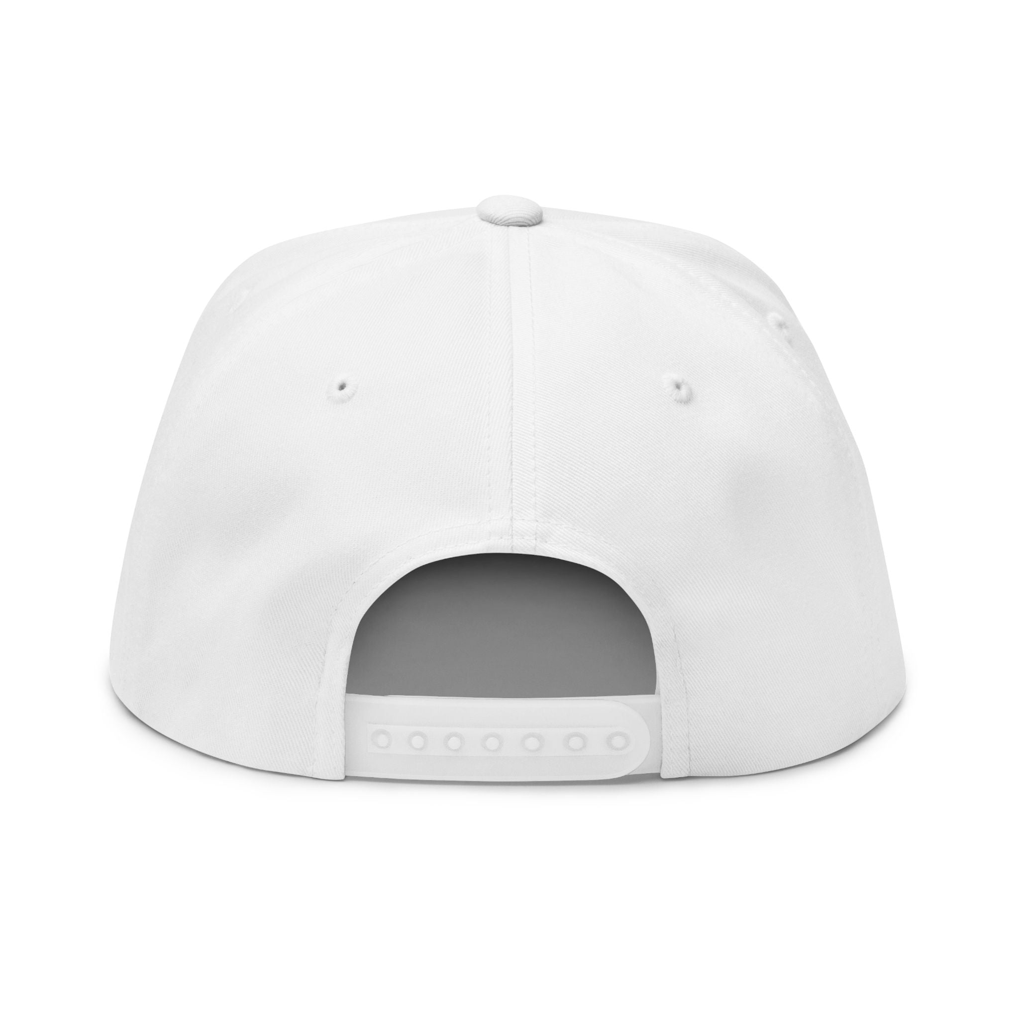 Punk Embroidered Flat Bill Cap