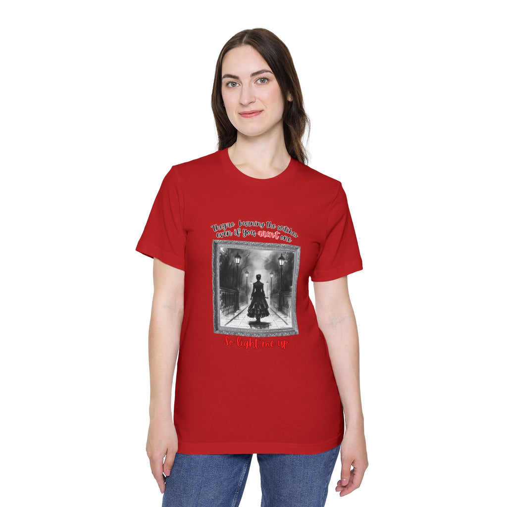 They're Burning the Witches Even If You Aren't One Swiftie Tee on Bella + Canvas Shirt