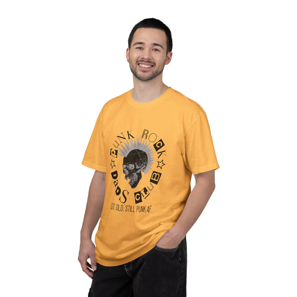Punk Rock Dads Club T-Shirt — “Got Old Still Punk AF” Comfort Colors T-Shirt