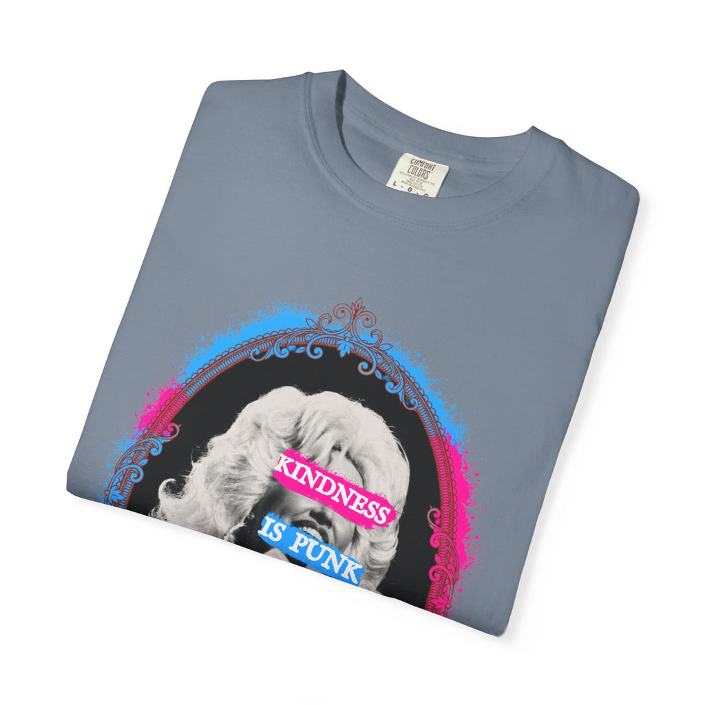 Kindness Is Punk Dolly Comfort Colors T-ShirtT-Shirt — Retro Punk Graphic Tee