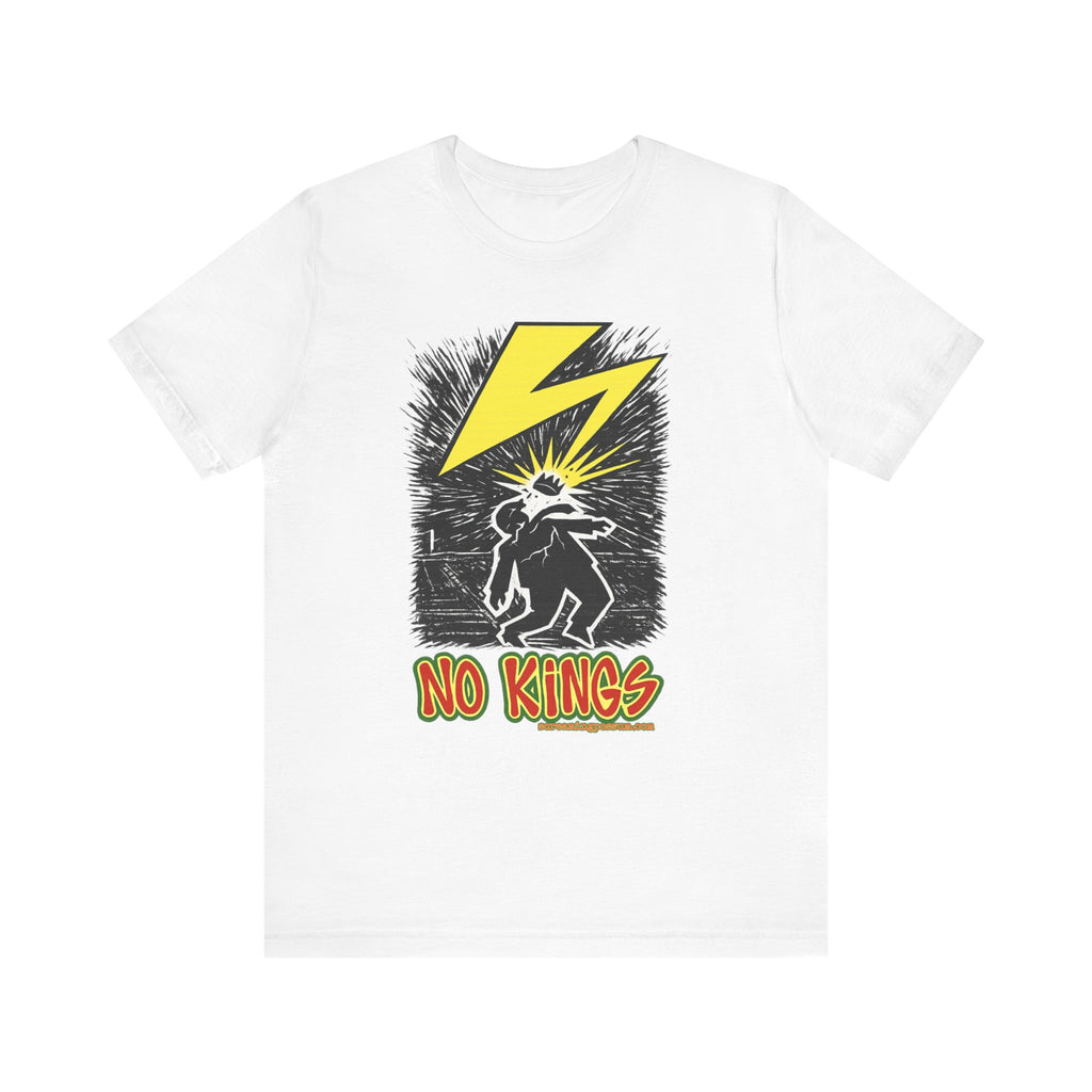 No Kings Lightning Bolt Bella + Canvas T-Shirt