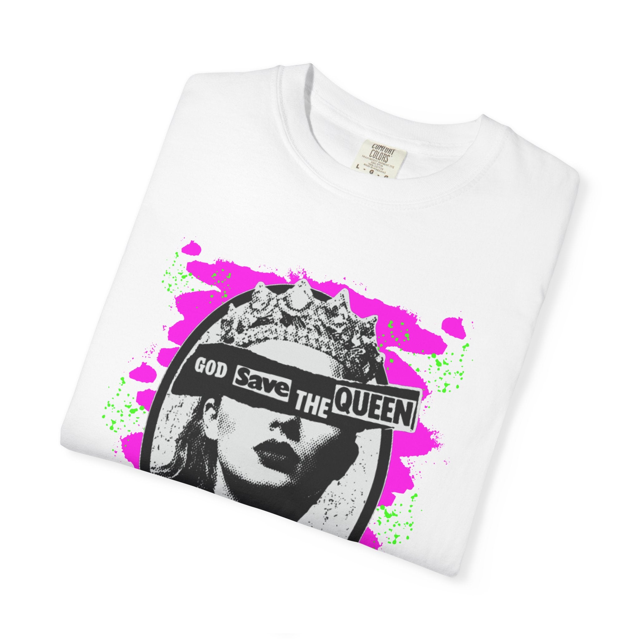 God Save the Queen Classic Punk x Swifty Mashup Comfort Colors T-shirt