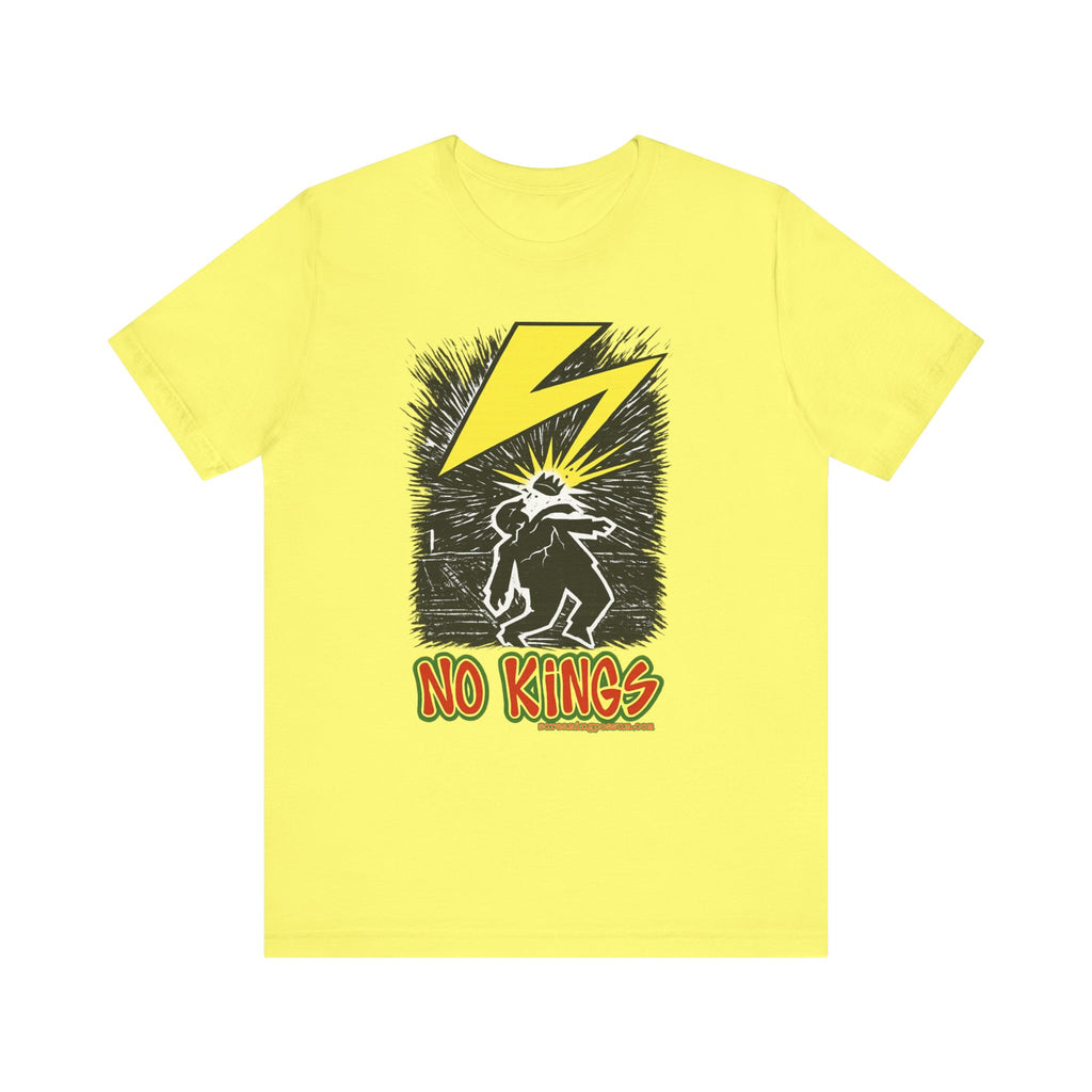 No Kings Lightning Bolt Bella + Canvas T-Shirt