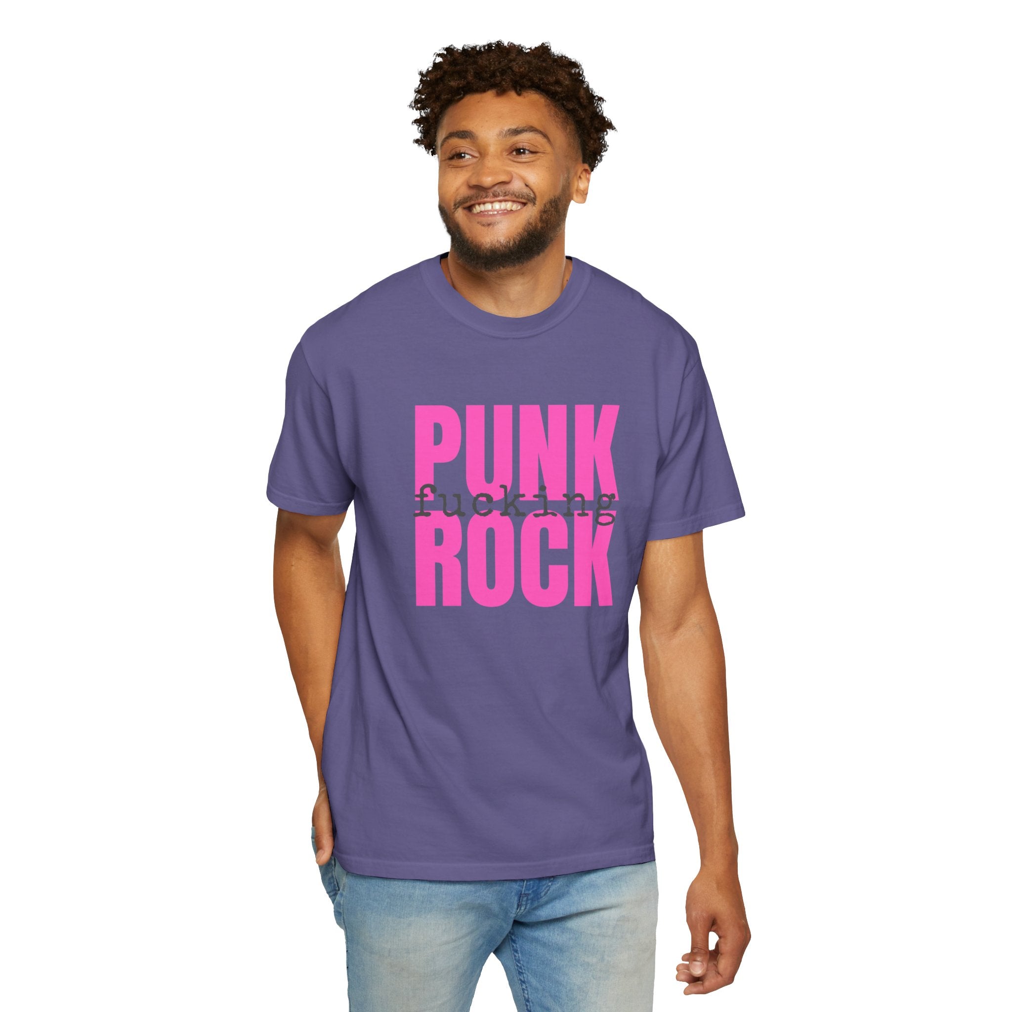 Punk Fucking Rock Comfort Colors Graphic T-Shirt