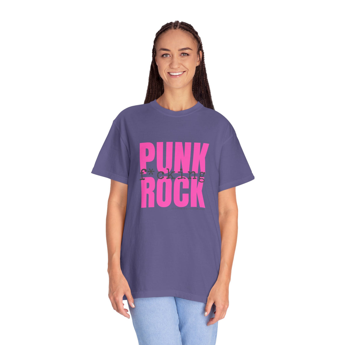Punk Fucking Rock Comfort Colors Graphic T-Shirt