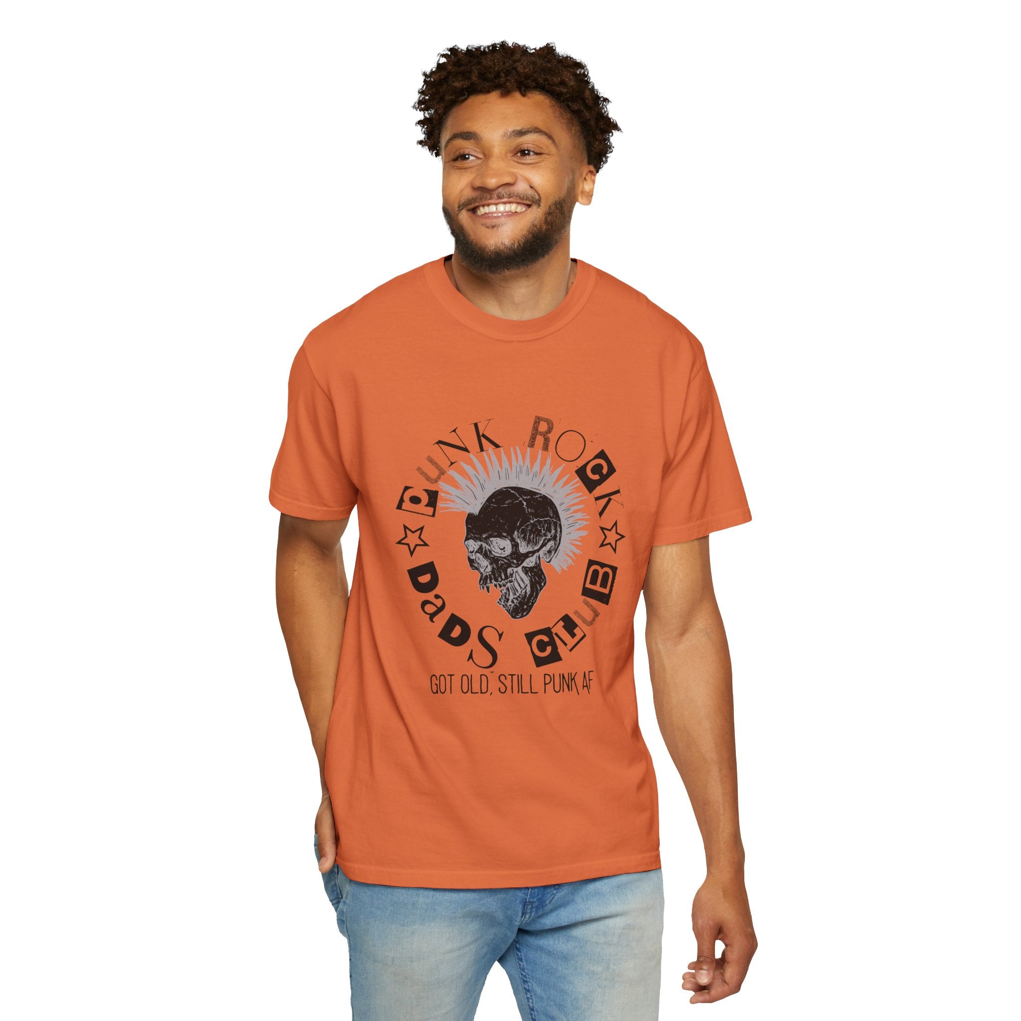 Punk Rock Dads Club T-Shirt — “Got Old Still Punk AF” Comfort Colors T-Shirt