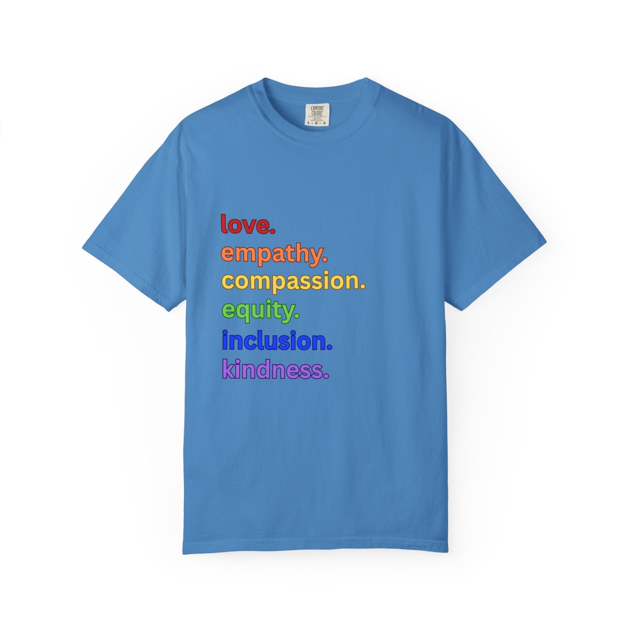 Social Justice Unisex T-shirt, Love Empathy Compassion Equity Inclusion Kindness Tee, Equality Shirt, Activist Apparel, Justice Clothing