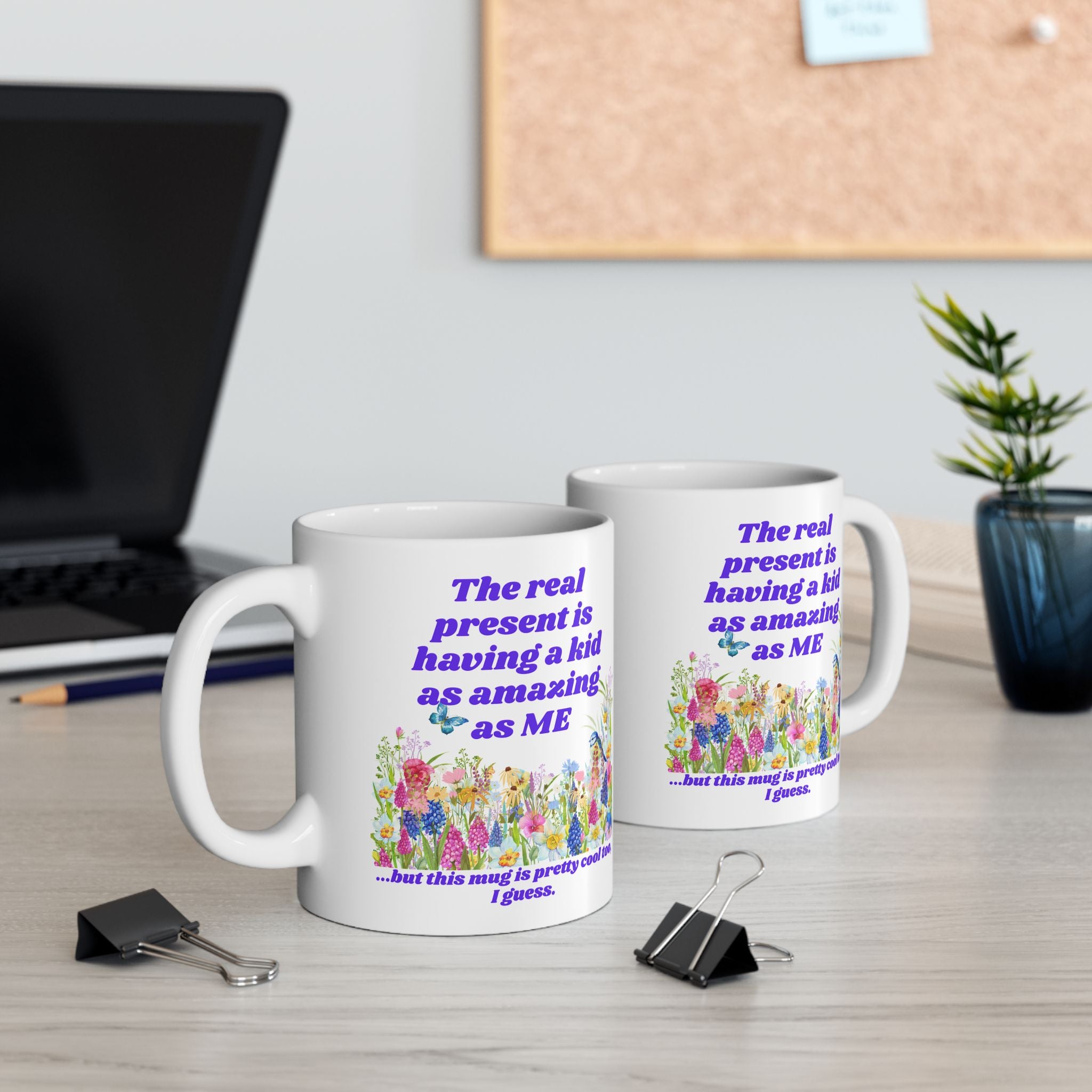 The Real Present Flowers Coffee Cup (11oz/15oz)