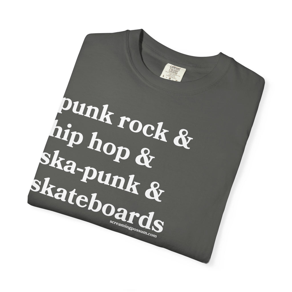 Punk Rock & Hip Hop & Ska-Punk & Skateboards T-Shirt