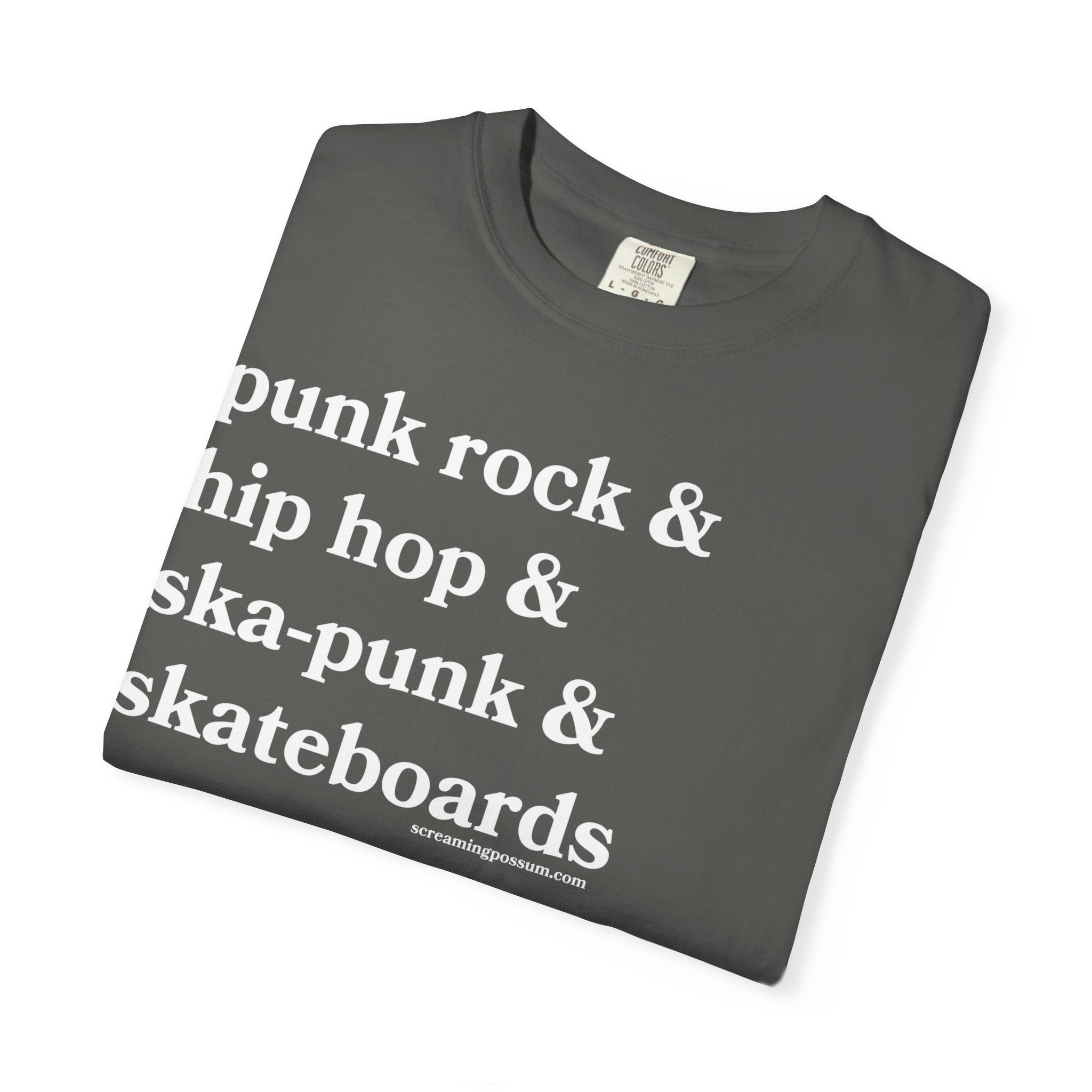 Punk Rock & Hip Hop & Ska-Punk & Skateboards T-Shirt