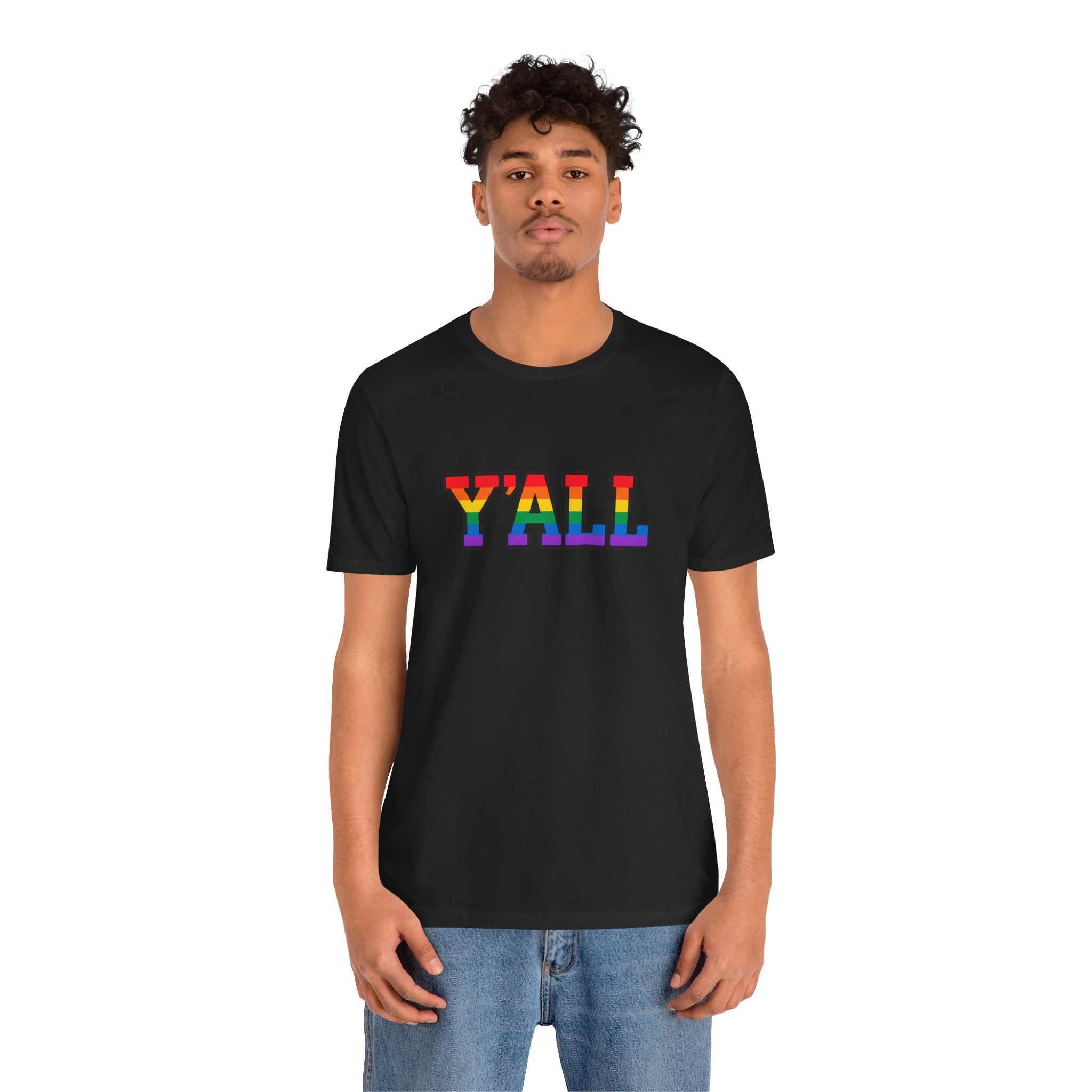 Y'ALL Rainbow Pride Bella + Canvas T-Shirt