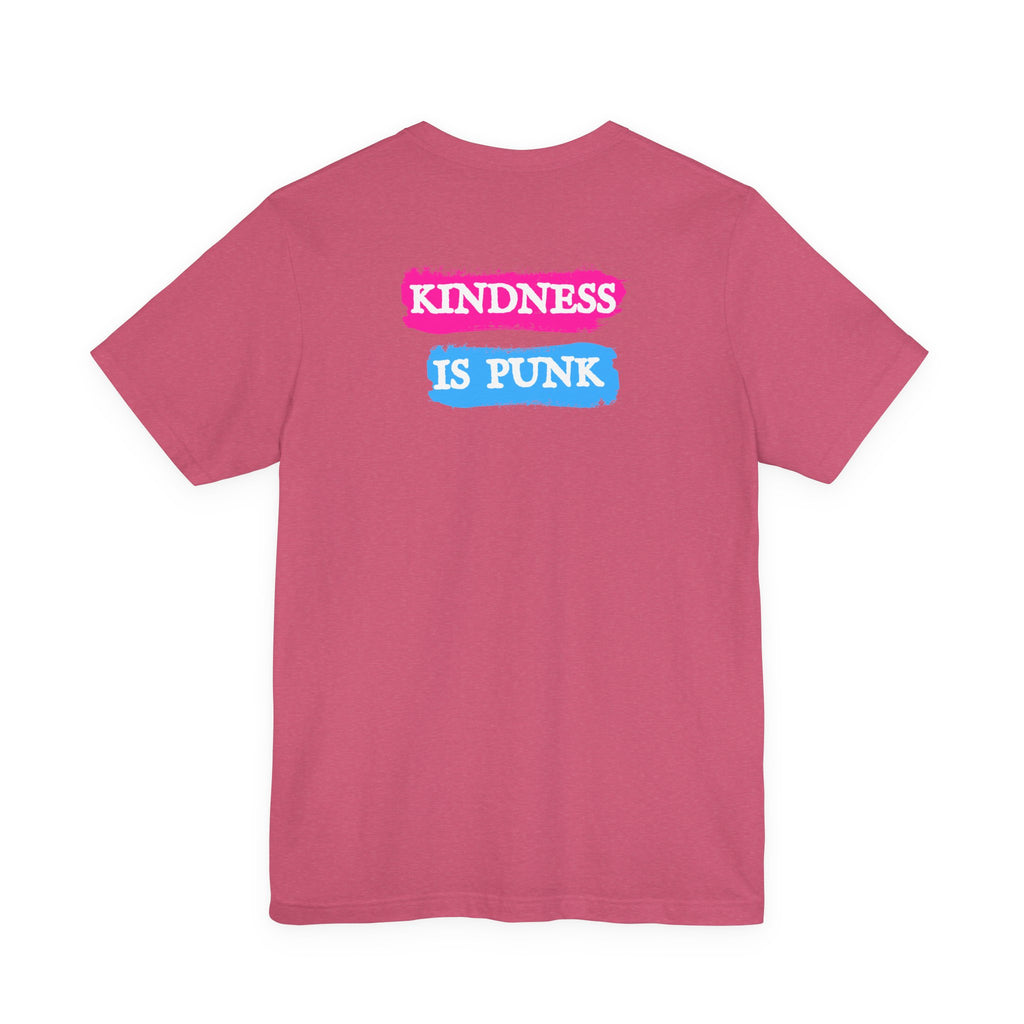 Kindness Is Punk Dolly Bella + Canvas T-Shirt - Vintage Punk Graphic Tee