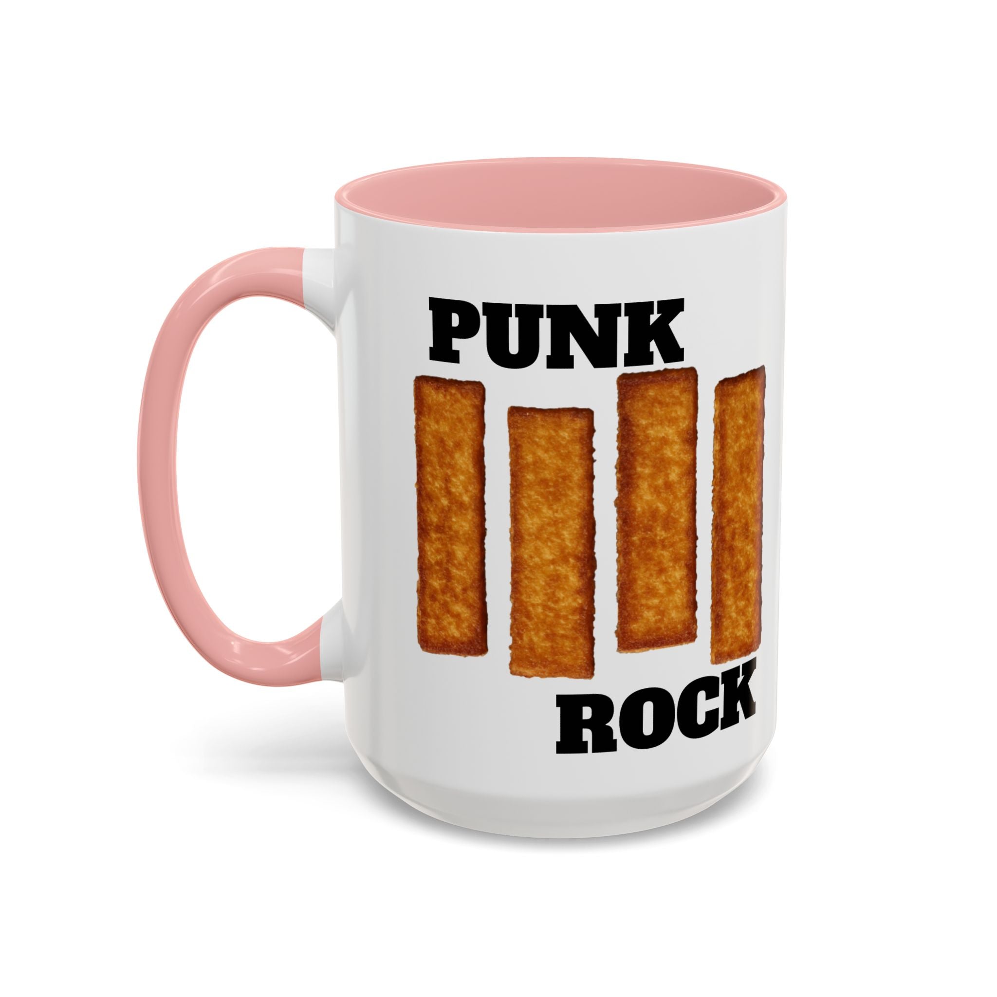 Punk Rock Breakfast Coffee Mug - Perfect for Music Lovers, Unique Gift, Tea or Coffee Lover, Home Decor, Coffee Time